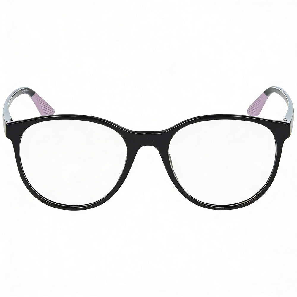 Gafas deportivas Under Armour Ua 5020 para mujer, de plástico negro, con lentes de 52 mm, puente de 18 mm y patillas de 140 mm.