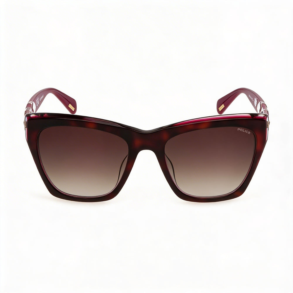Gafas de sol Police Casual Avana Fuxia para mujer, montura de acetato, policarbonato, lentes no polarizadas, 54 mm