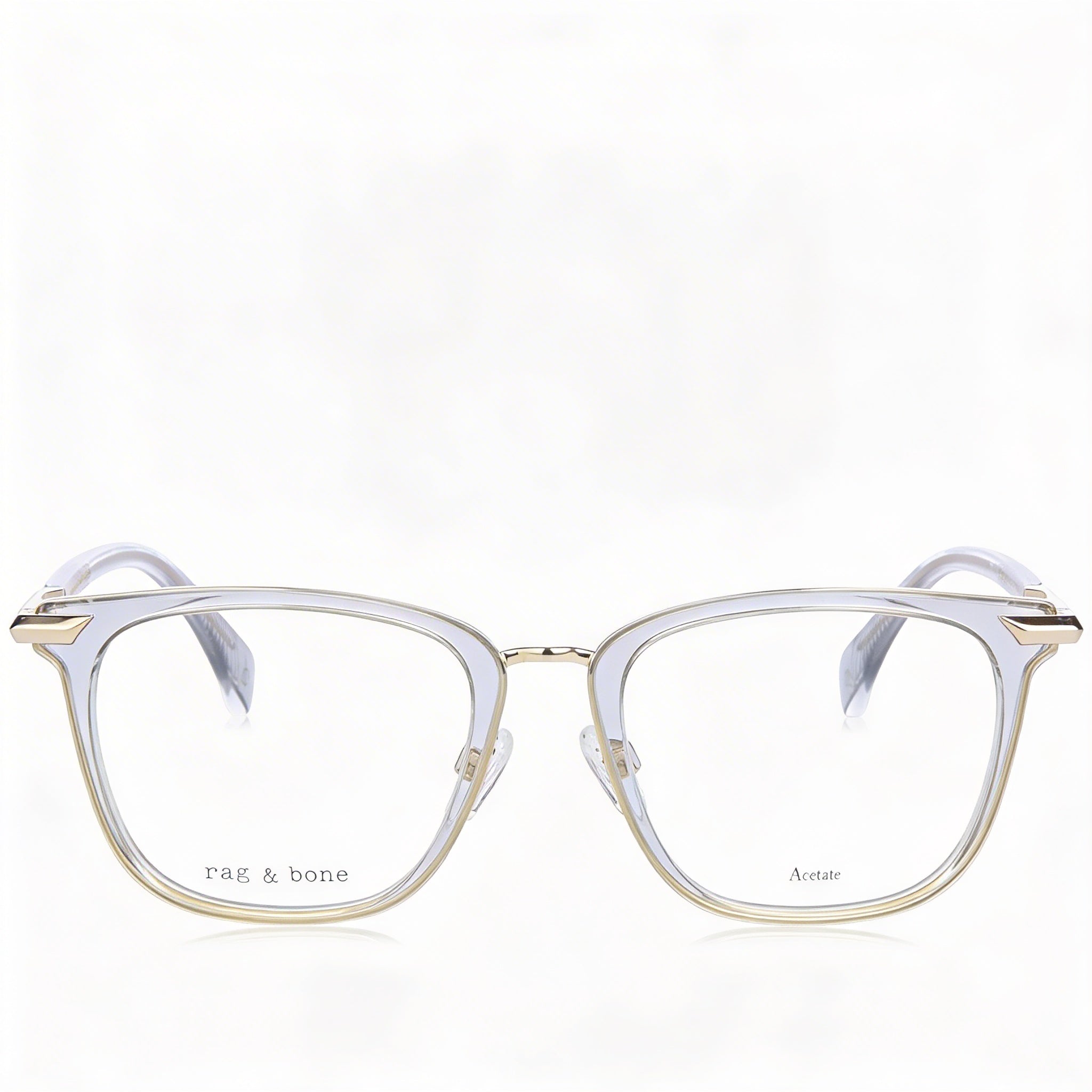 Rag & Bone Rnb8001 Men's Sunglasses with a Grey Acetate Frame and Lenses, 51mm Lens Width, Photo 2