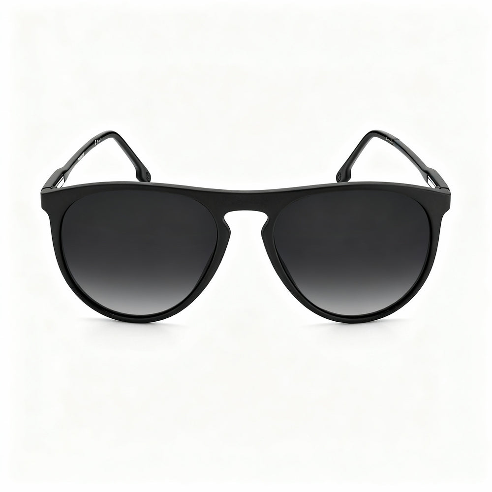 Carrera Classic Unisex Sunglasses - Matte Black Polyamide, Grey Gradient Polycarbonate Lenses, UV Protection, 57mm