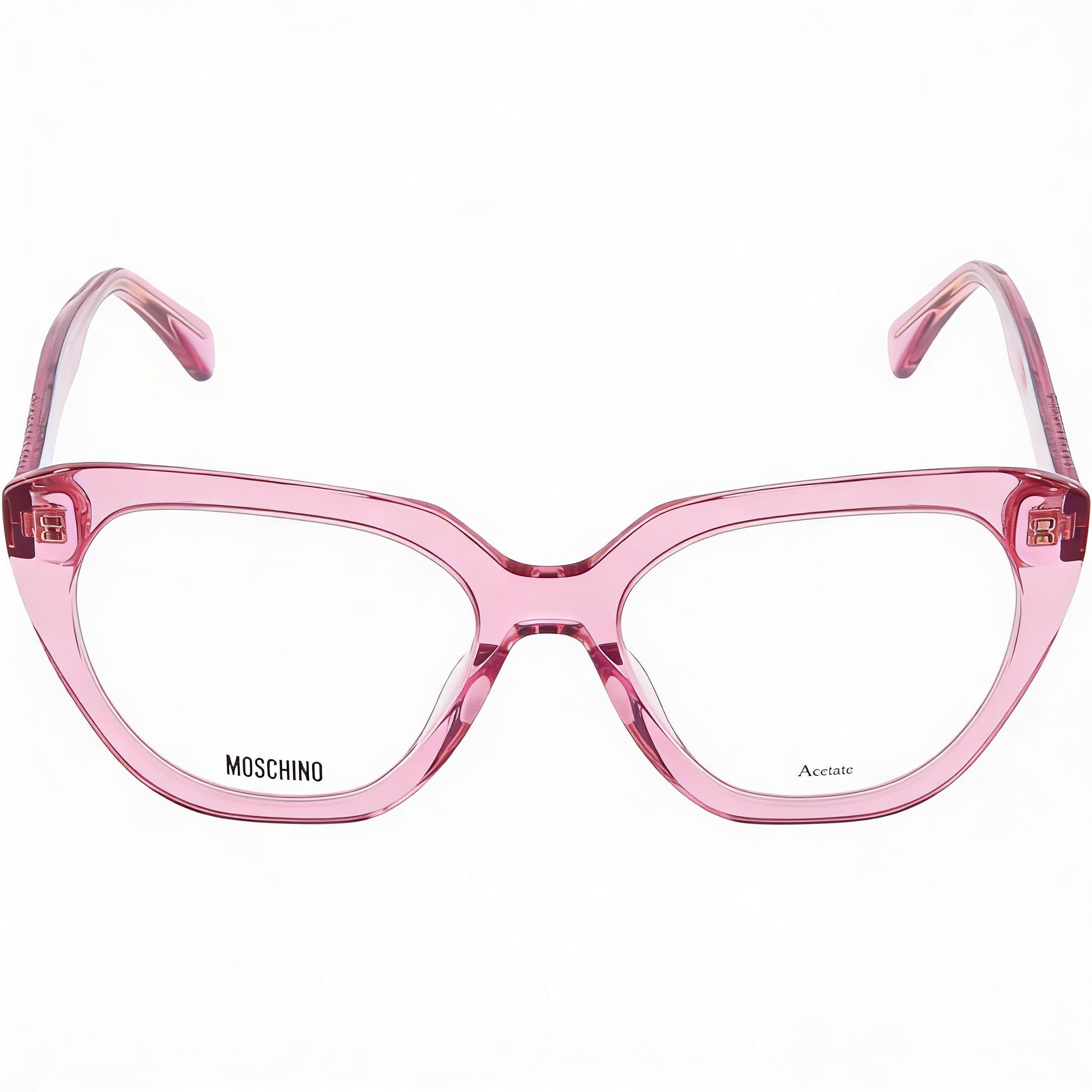 Gafas de sol Moschino de estilo moderno para mujer con montura de acetato en fucsia y lentes fucsia, tamaño 51-17-140 mm, Photo 2