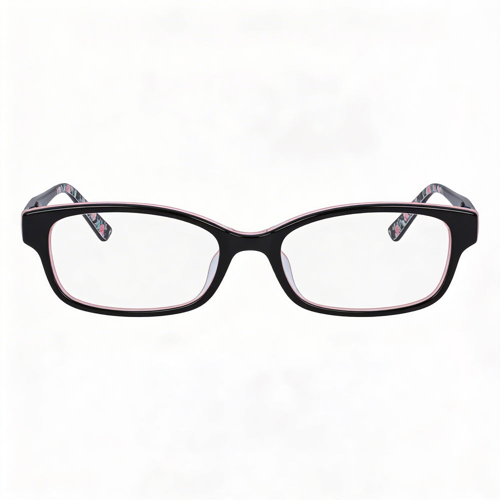 bebe Bb5183 Men's Black Metal Optical Eyeglasses with Clear Polycarbonate Lenses 51mm