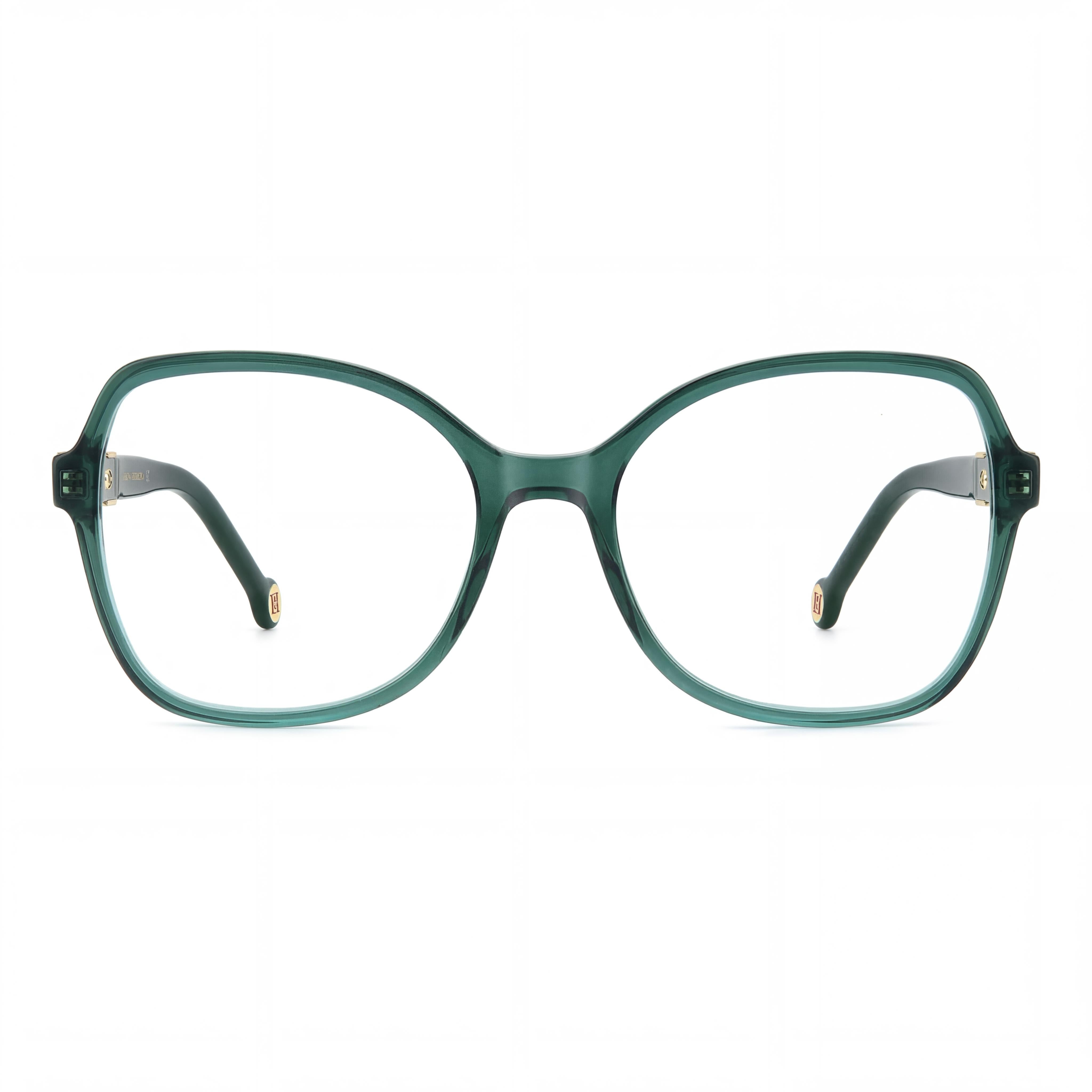 Carolina Herrera Modern Style Women's Eyewear, Green Frame and Green Lenses, 18mm Bridge, 145mm Temple Length, Photo 2