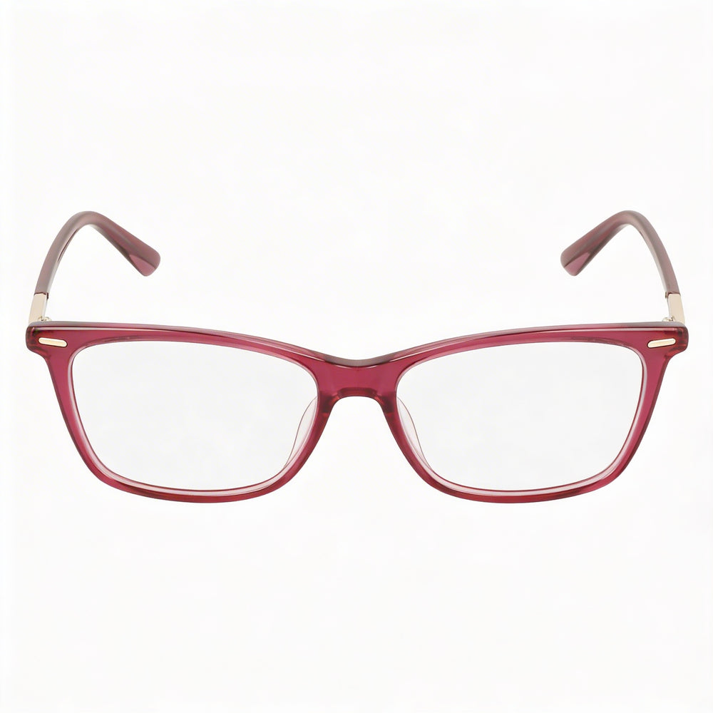 Gafas de sol Calvin Klein Ck22506 unisex con montura metálica y lentes polarizadas, color burdeos, 52 mm