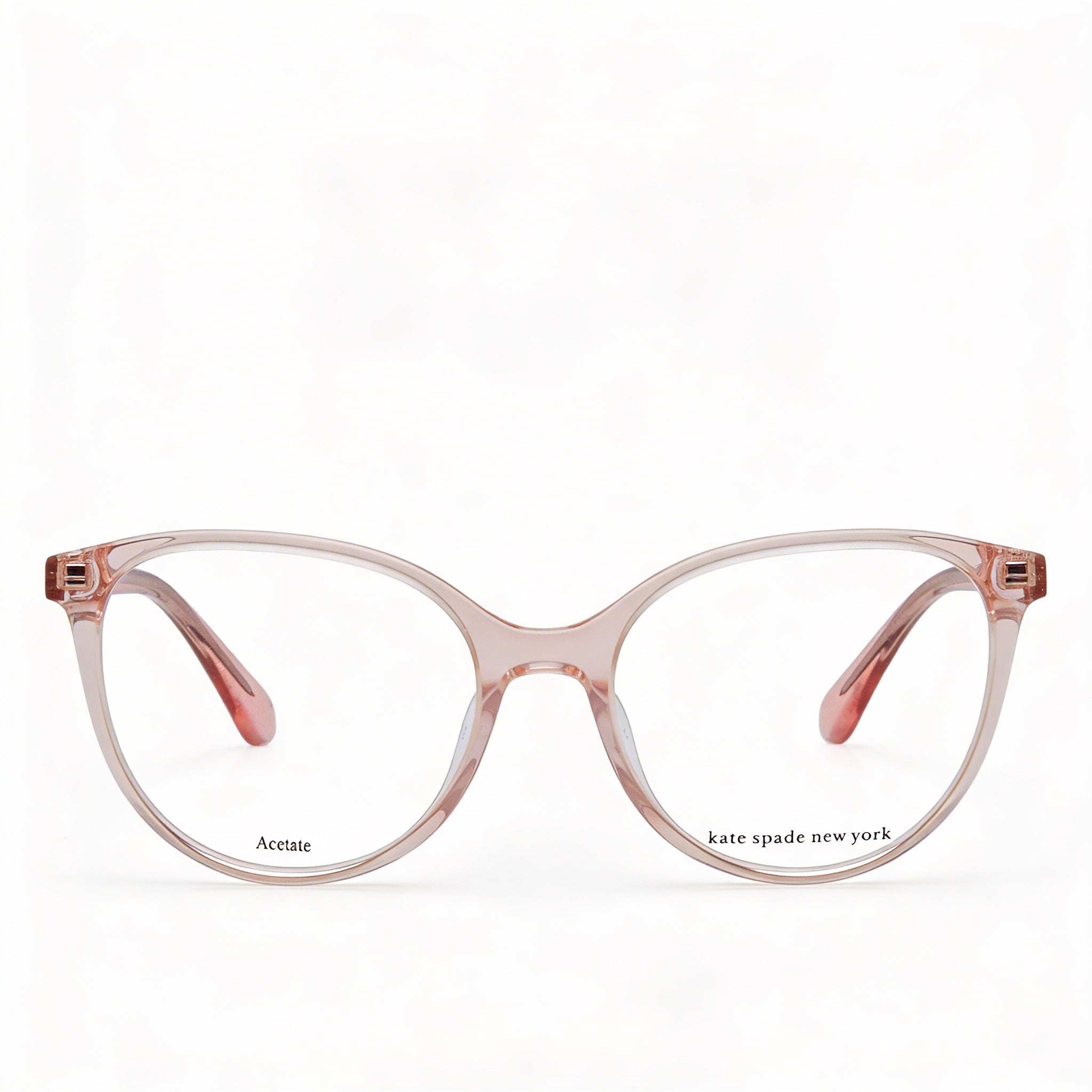 kate spade new york Adelle Gafas Ópticas Recetadas de Acetato Beige para Mujer con Lentes Transparentes de Demostración 51mm, Photo 2