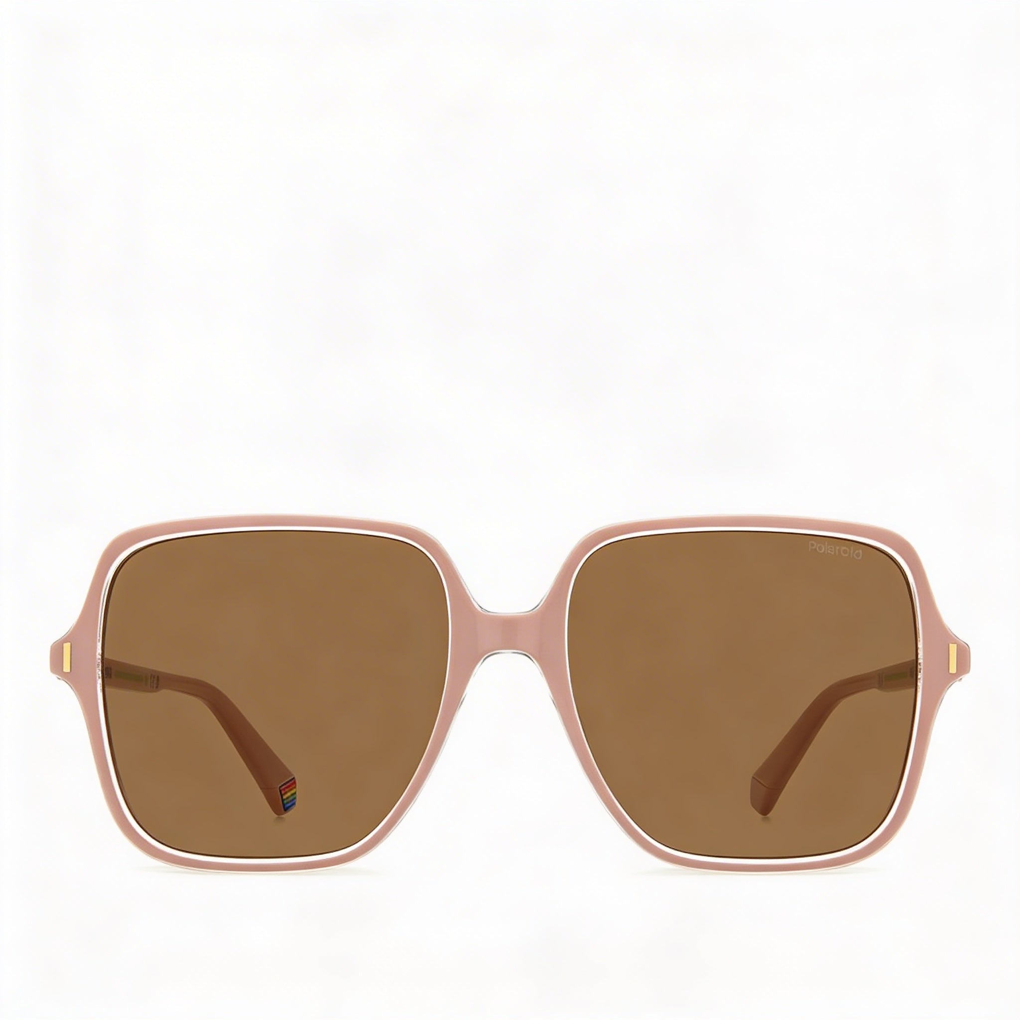 Gafas de sol Polaroid informales para mujer, color rosa, de POLICARBONATO ECOLÓGICO, polarizadas, alta protección UV, lentes de bronce, 56 mm, Photo 2