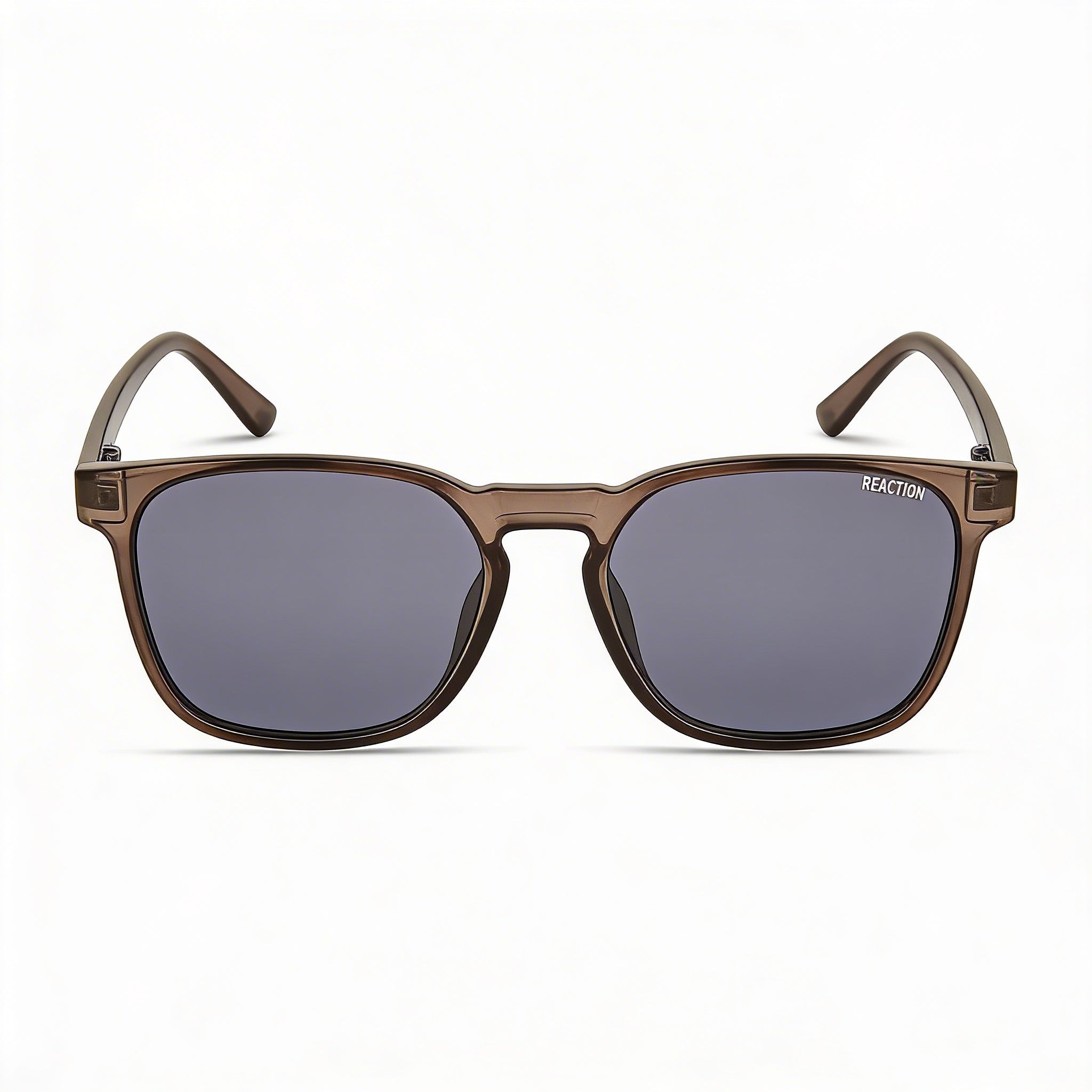 Kenneth Cole KC1414 Men's Grey Plastic Frame Sunglasses with Blue Non-Polarized Lenses, 54mm Lens Width, Photo 2