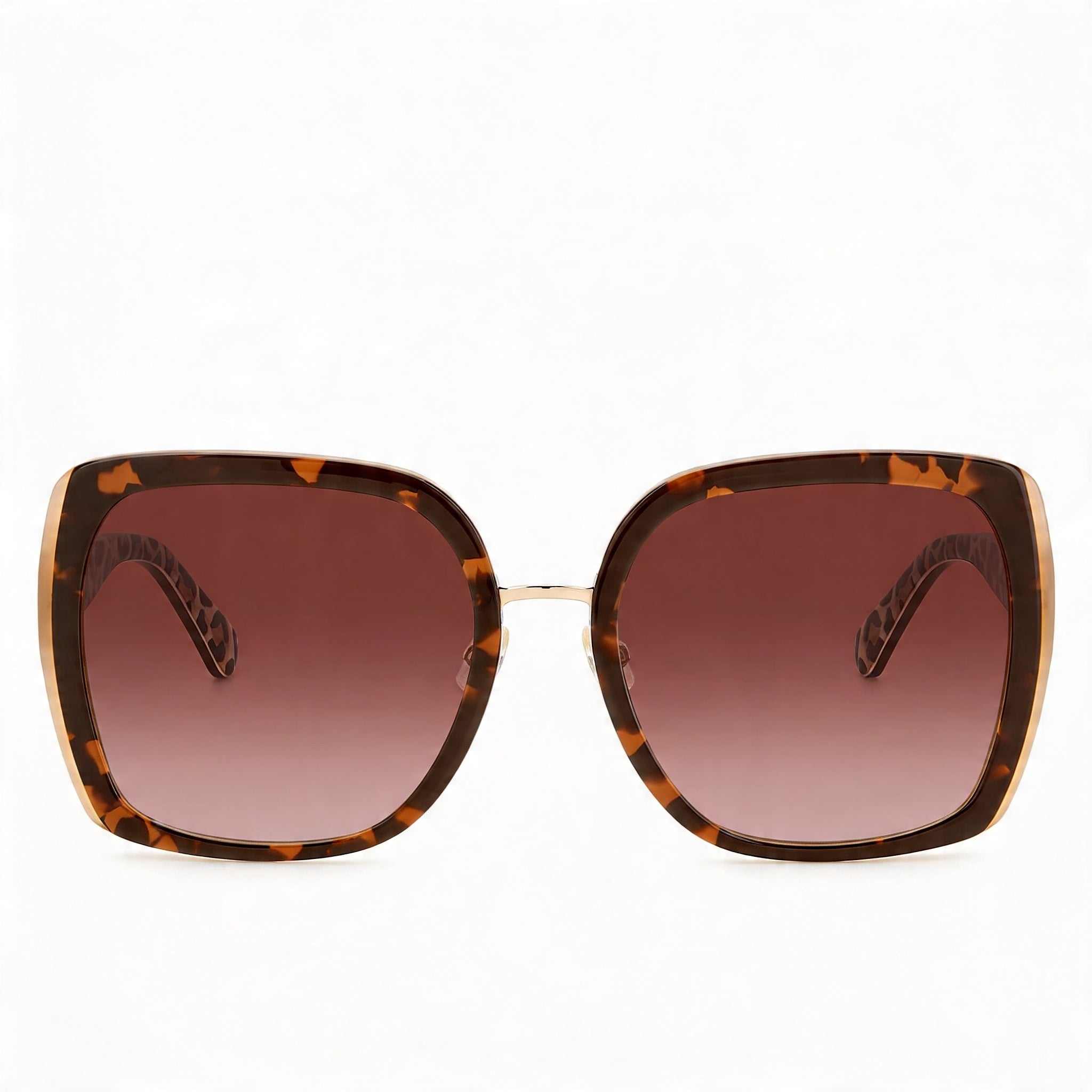kate spade new york Classic Women's Havana Brown Plastic 56mm Brown Shaded UV Protection Sunglasses, Photo 2