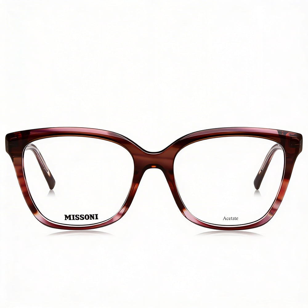 Gafas de sol Missoni Modern para mujer, de acetato, color rosa y rojo, con lentes de policarbonato de 53 mm