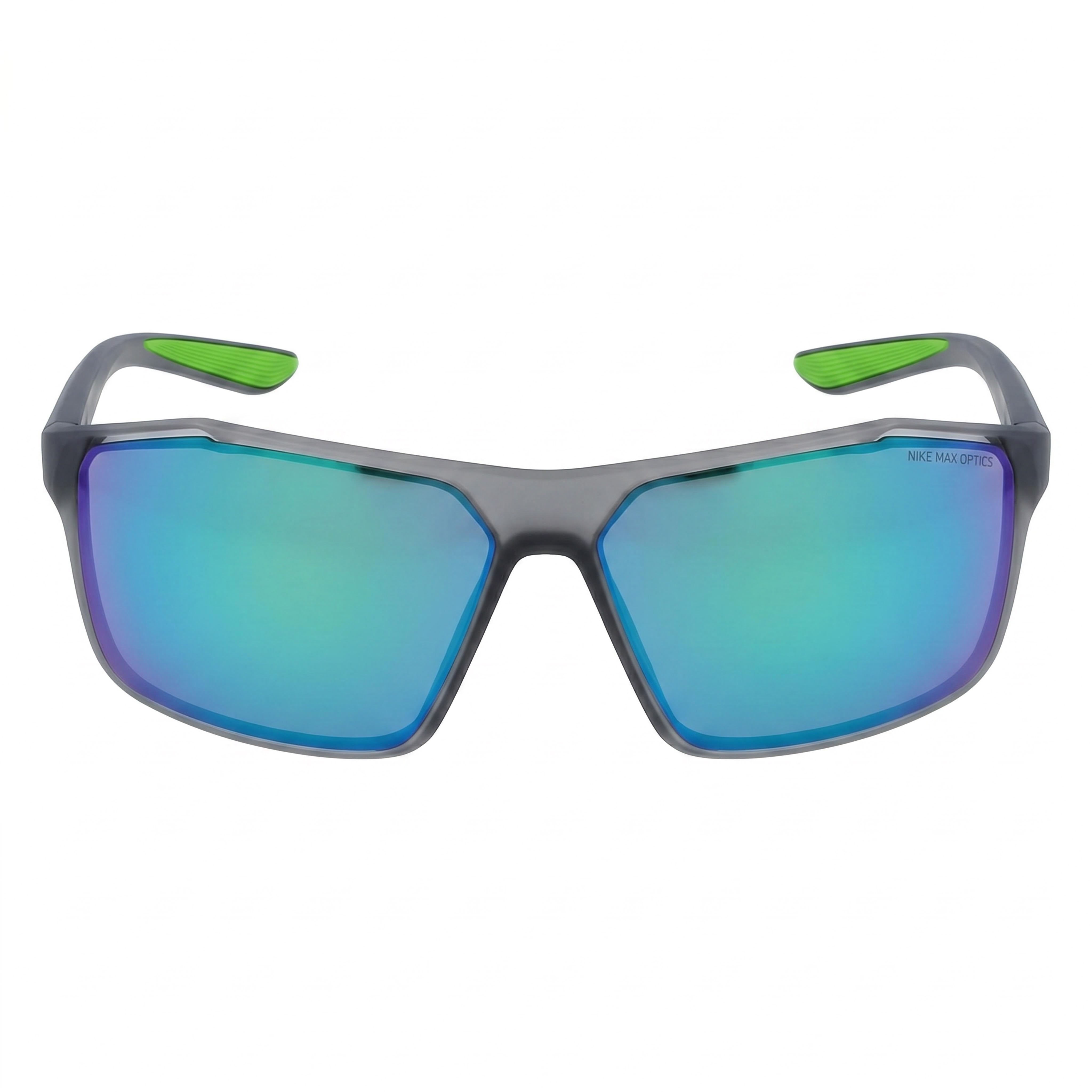 Nike Casual Men's Plastic Frame UV Protection Sunglasses Matte Dark Grey Green Blue Multicolor 65mm, Photo 2