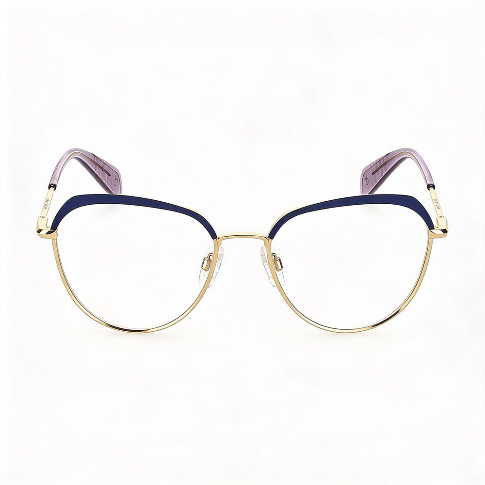 Gafas de sol Rag & Bone Rnb3030/G para mujer, de metal azul y dorado, 52 mm