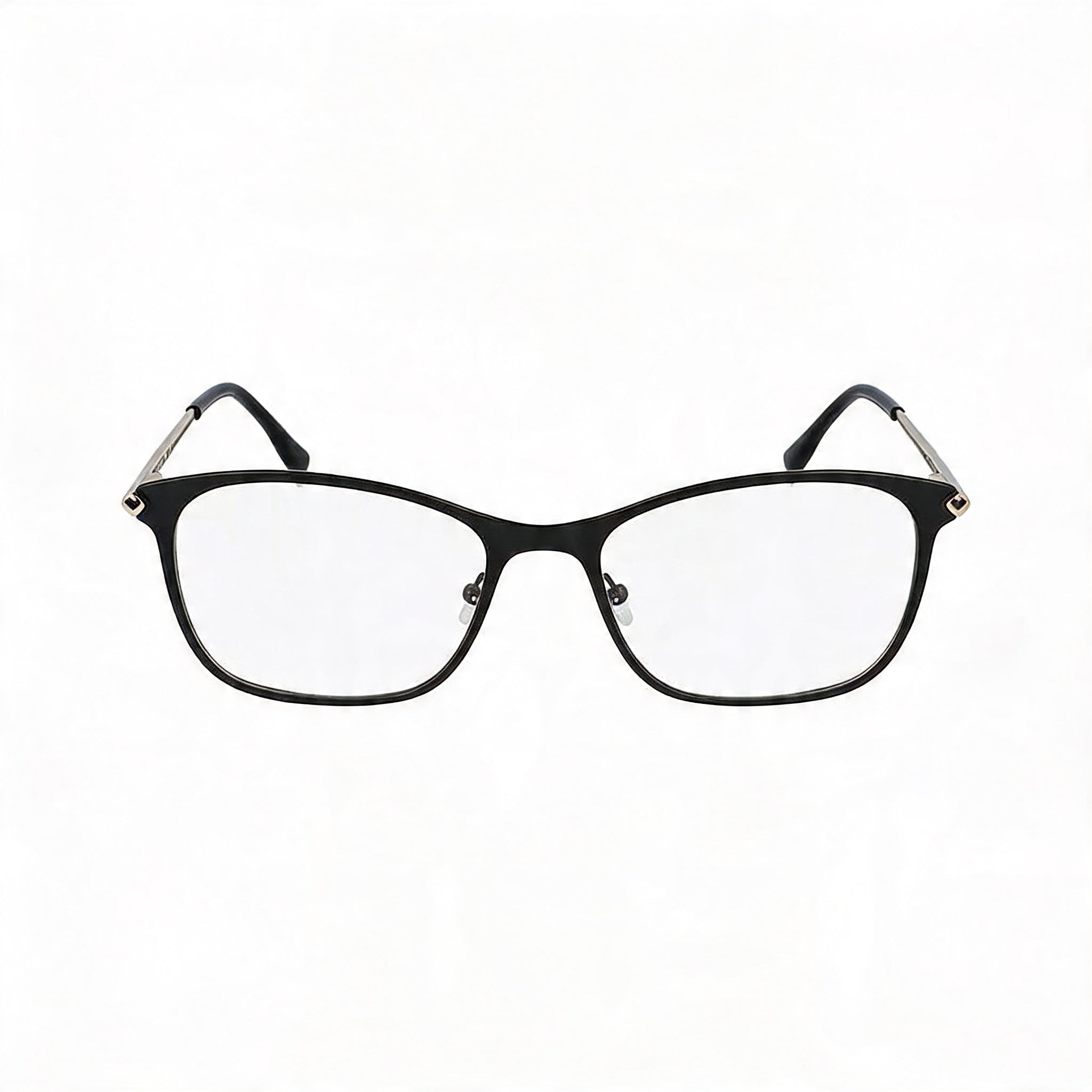 Lacoste CASUAL Women's Square Full-Rim Metal Black Crystal Demo Lenses Eyeglasses 56mm, Photo 2