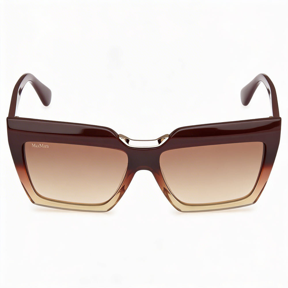 Gafas de sol MaxMara Mm0137 para mujer, de acetato, color marrón degradado, con protección UV, 56 mm