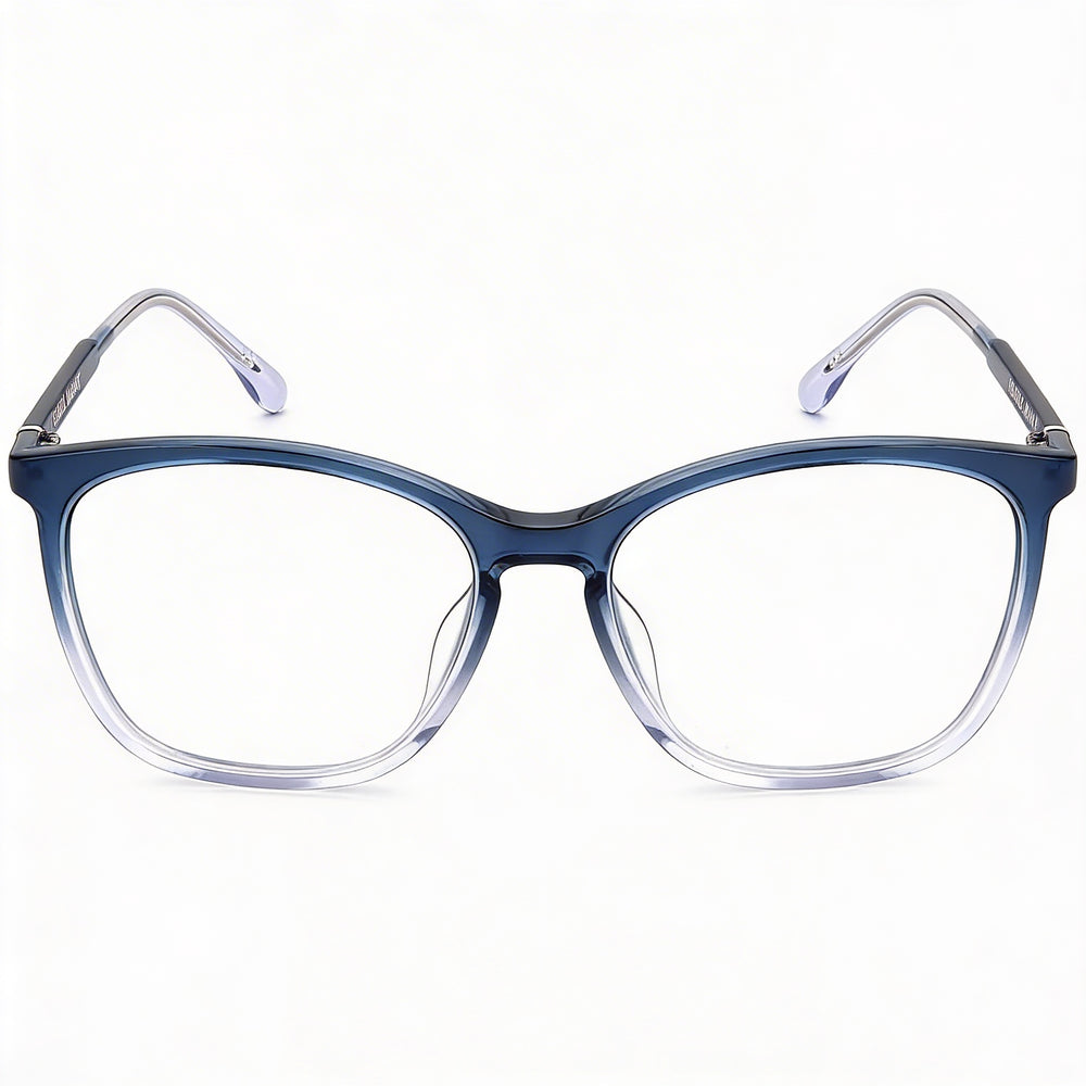 Gafas de sol Isabel Marant modernas unisex con montura de acetato, lentes de policarbonato sombreadas azules y 54 mm de ancho de lente