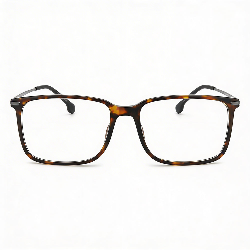 Carrera Men's CARRERA 8897 Square Light Acetate Havana Demo Clear Eyeglasses 55-17-140