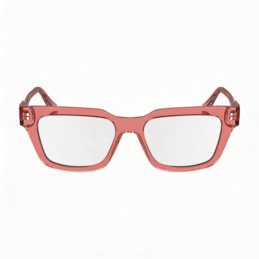Gafas Karl Lagerfeld KL6152 para mujer, estilo moderno, con montura y lentes rosadas inyectadas de 52 mm