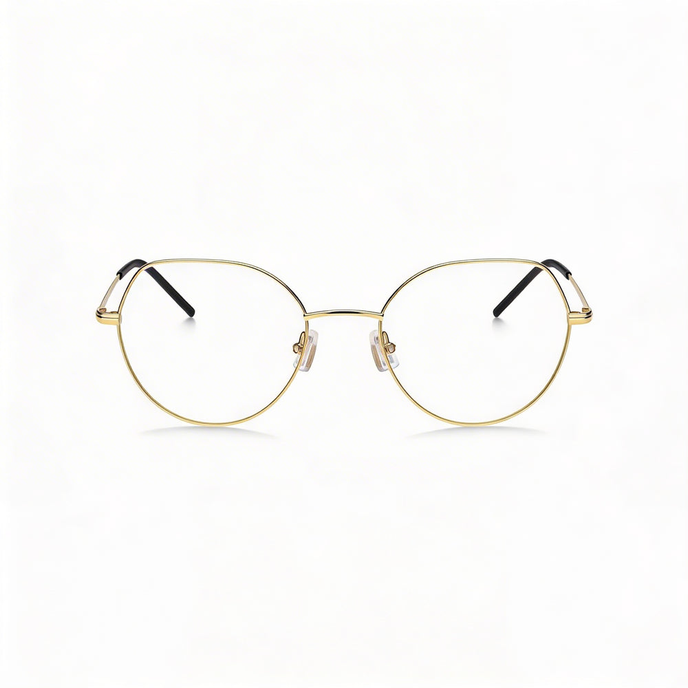 BOSS 1591 Women's Optical Eyewear Frames Black and Gold, featuring 51mm Lens Width, 20mm Bridge Width, and 140mm Temple Length