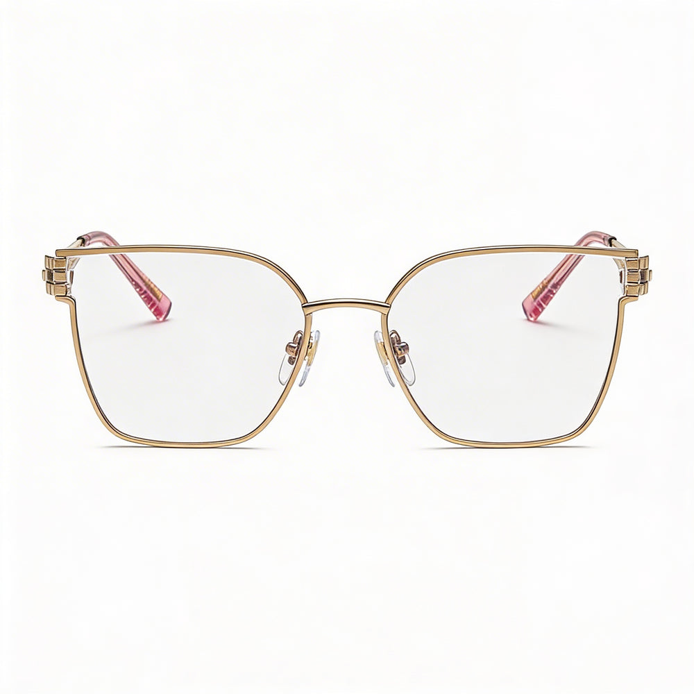 Gafas Chopard Vchl58m para mujer, armazón de acetato oro rosa, lente de 54 mm, puente de 17 mm, patilla de 140 mm