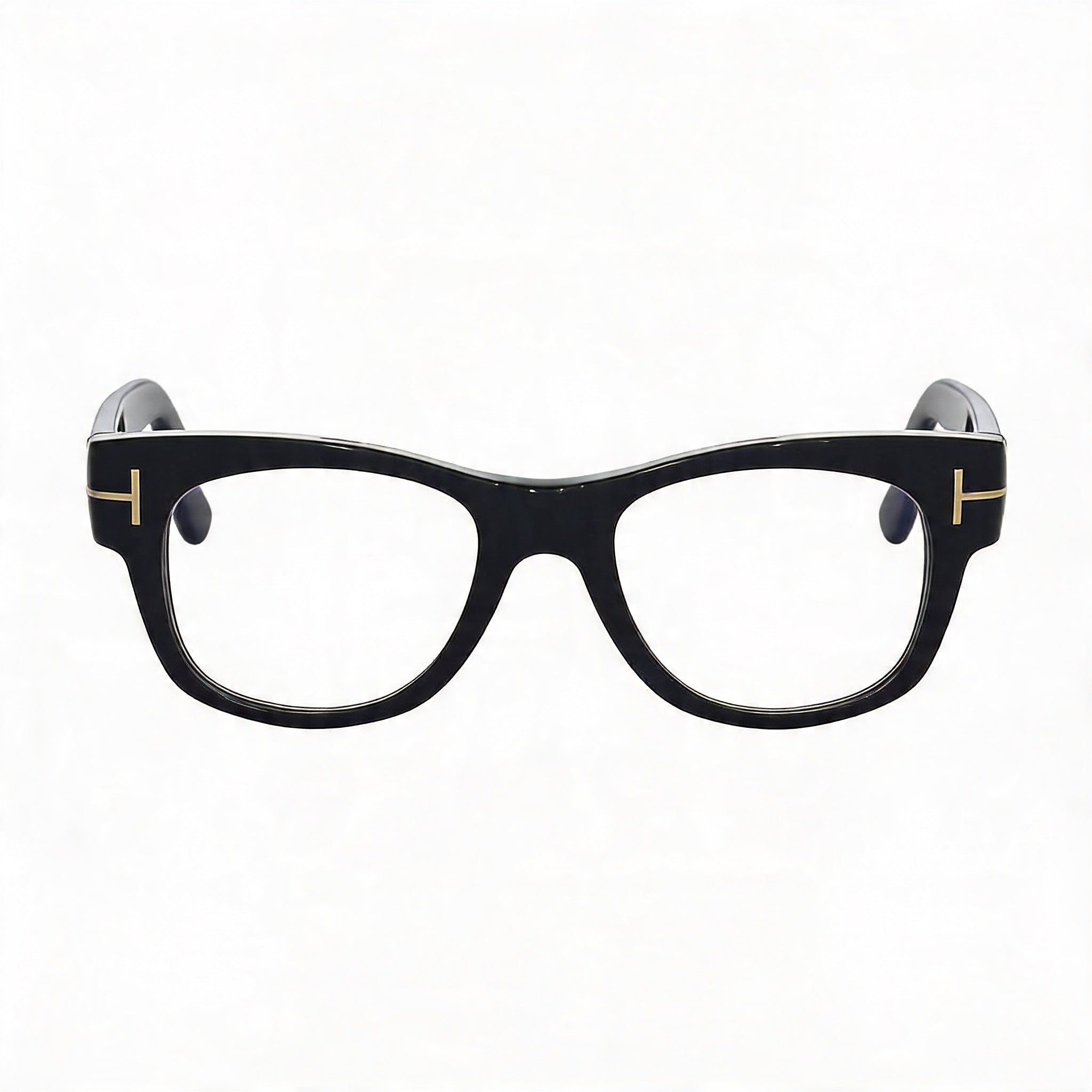 Tom Ford FT5040-B Unisex Black Acetate Square Blue Light Block Eyeglasses with 52mm Lens Width, Photo 2