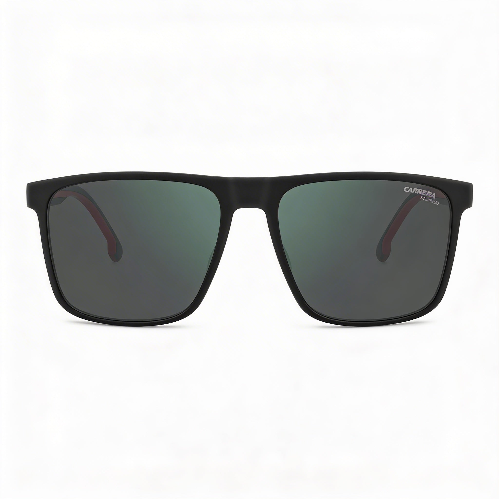 Carrera 8064/S Men's Rectangular Plastic Polarized Sunglasses Black Red Green Grey High Contrast 57mm, Photo 2