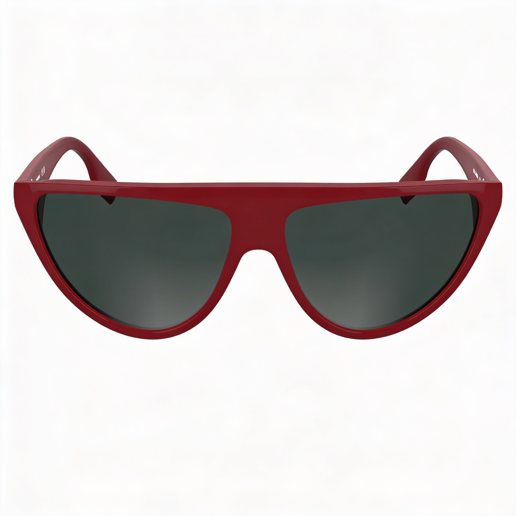 KARL LAGERFELD Kl6185s Gafas de sol de mujer rojas de protección UV con montura de plástico de ojos de gato y lentes de policarbonato, Talla L, Photo 2