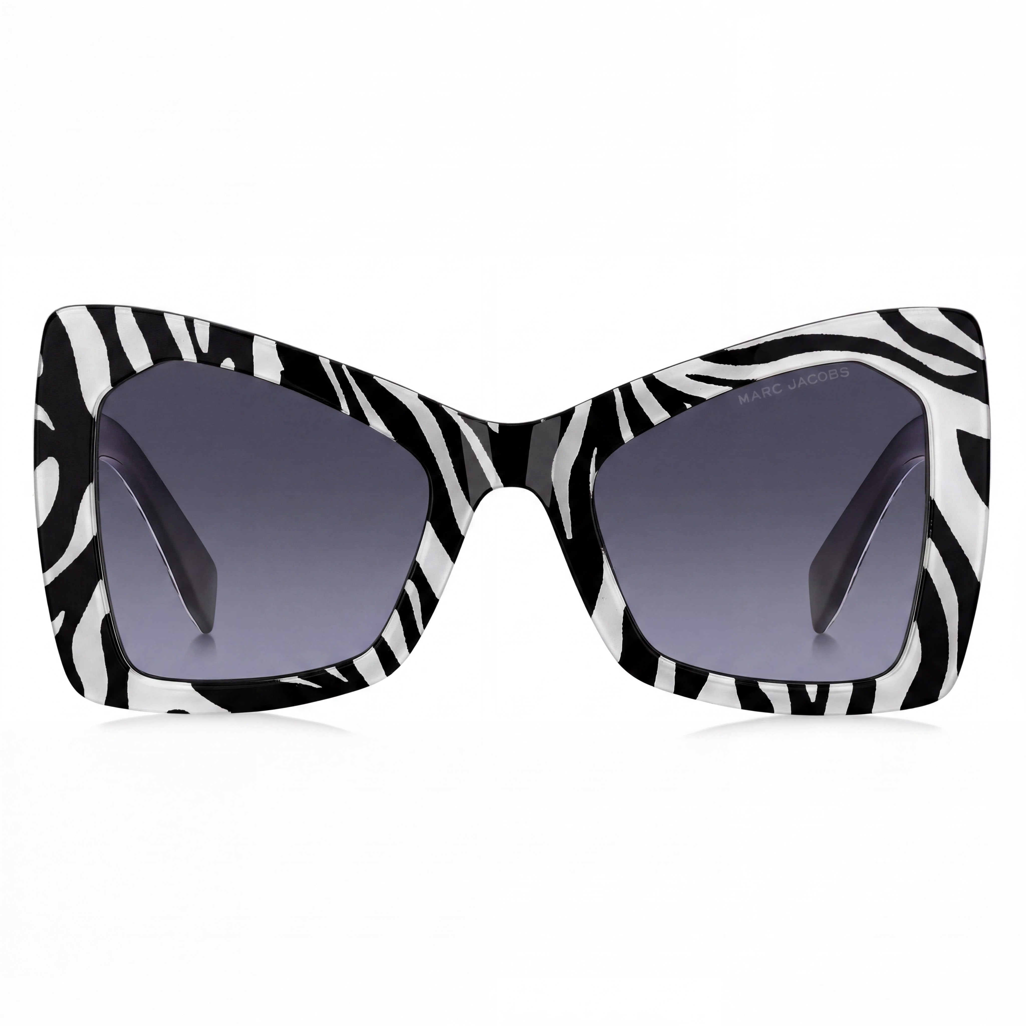 Marc Jacobs Classic Women's Black and White Pattern Plastic Frame Pattern Black White Lens Non-Polarized Sunglasses 52mm, Photo 2