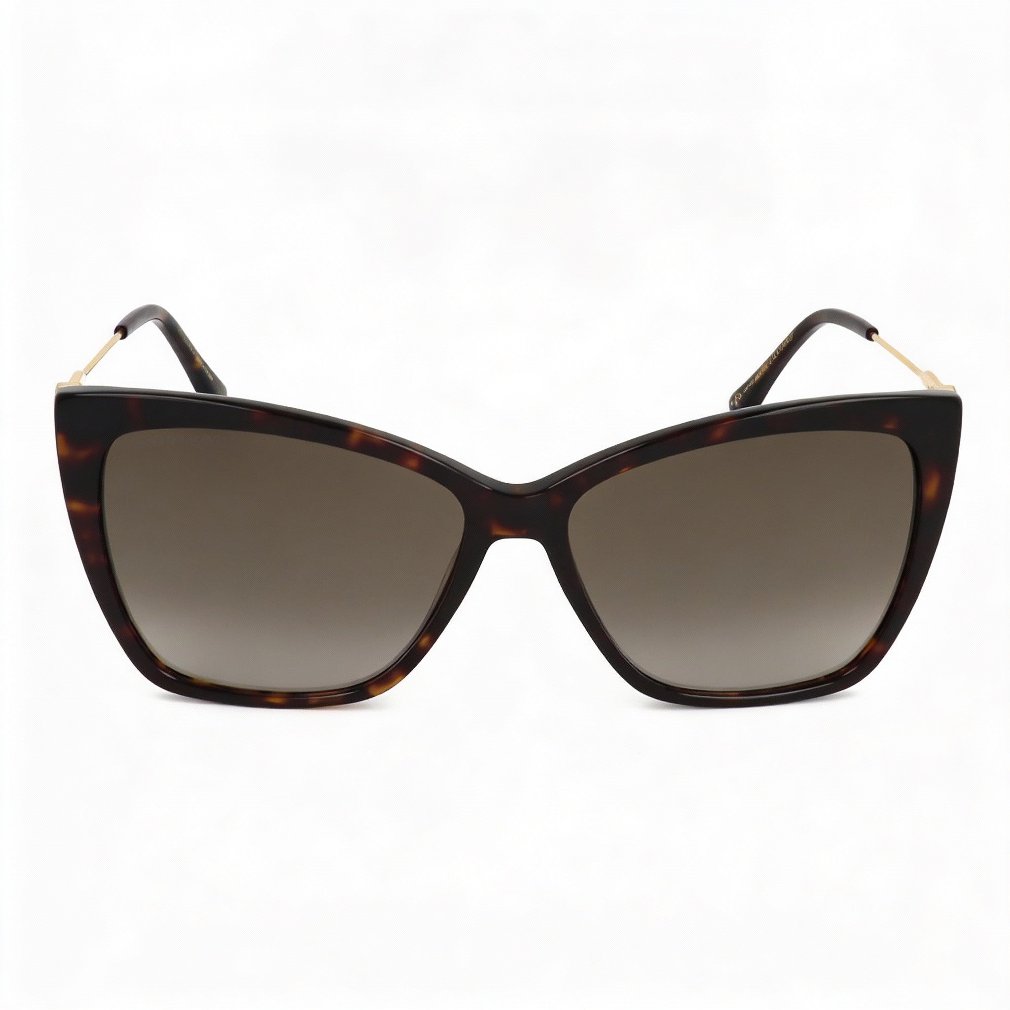 JIMMY CHOO Classic Women's Havana Acetate Frame, Havana Polycarbonate UV Protected Lenses Sunglasses 58mm, Photo 2