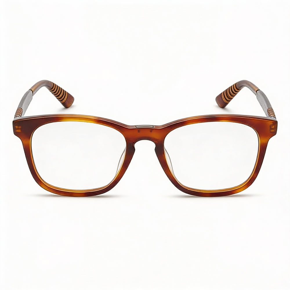 Calvin Klein CK22503 Unisex Casual Square Full Rim Eyeglass Frames Blonde Havana Acetate 53mm Lens Width