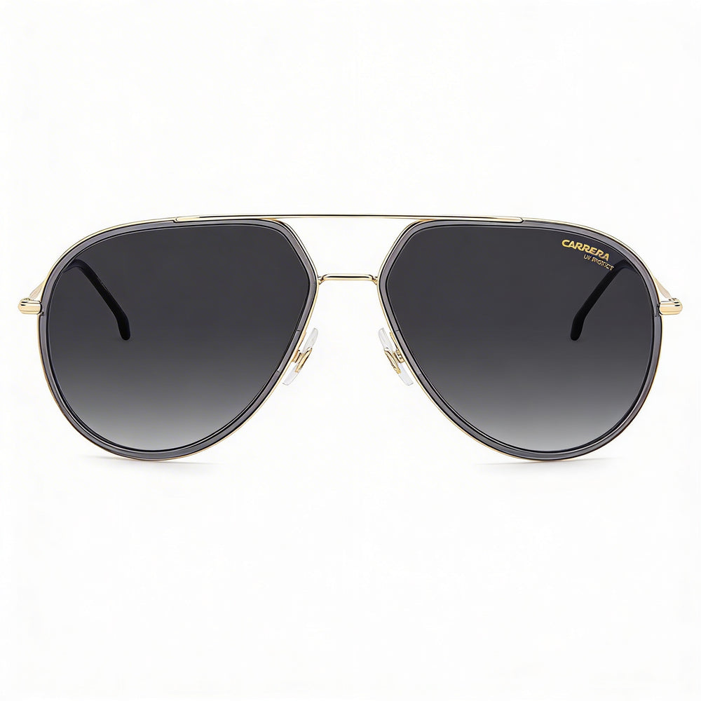 Carrera Sunglasses Carrera 295/S Unisex Pilot Metal Grey Frame Polarized Grey Shaded 100% UV 58mm