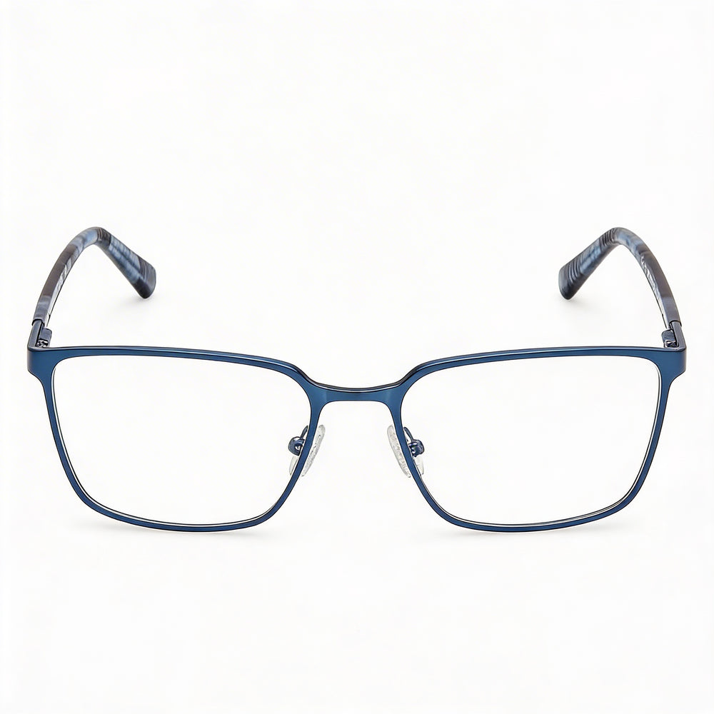 Gafas graduadas GUESS Gu50243 para hombre con montura azul brillante mate, talla 58-18-145