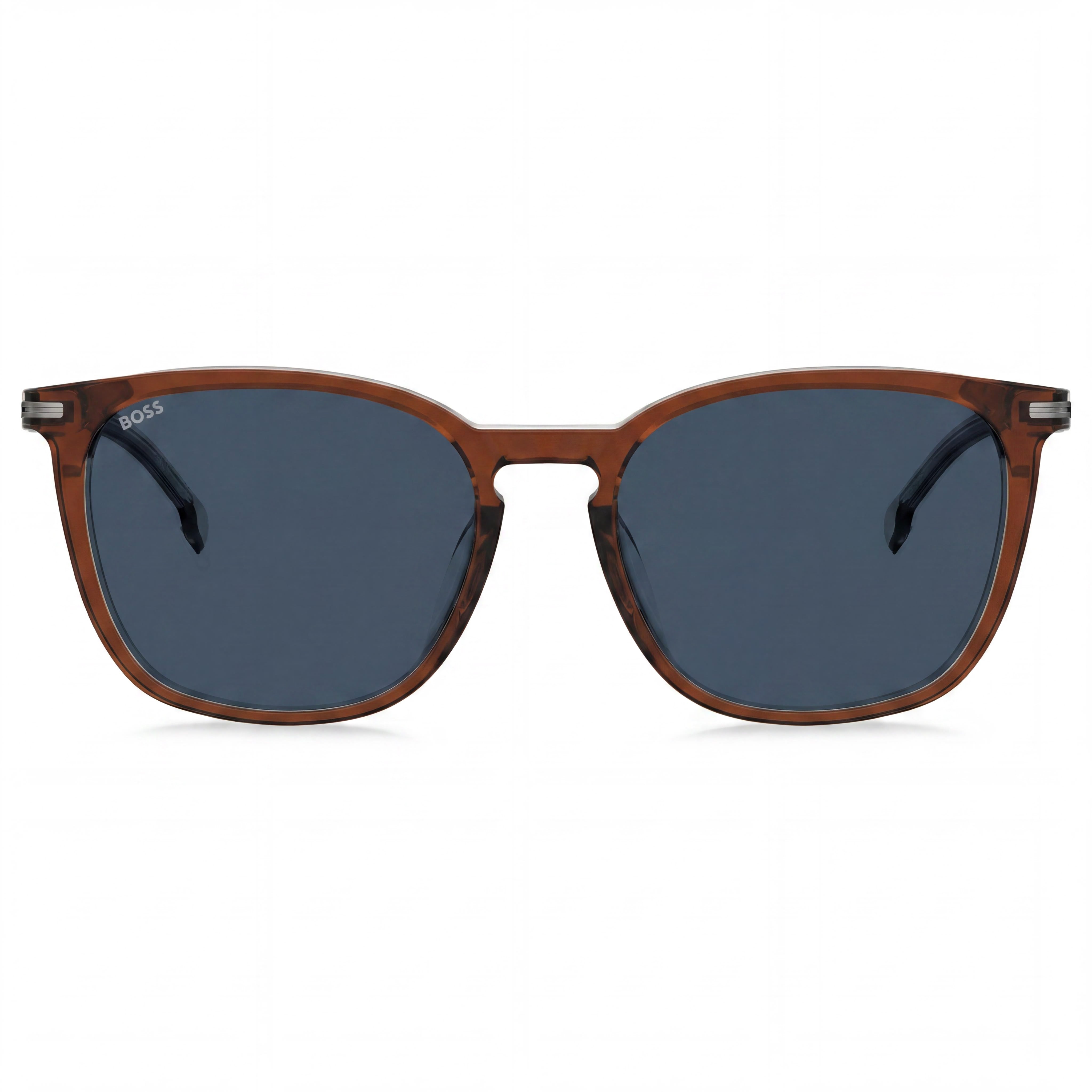 Hugo Boss 1668/F/Sk Men’s Brown Acetate Blue Lens 56mm Non-Polarized 100% UV Protection Sunglasses, Photo 2