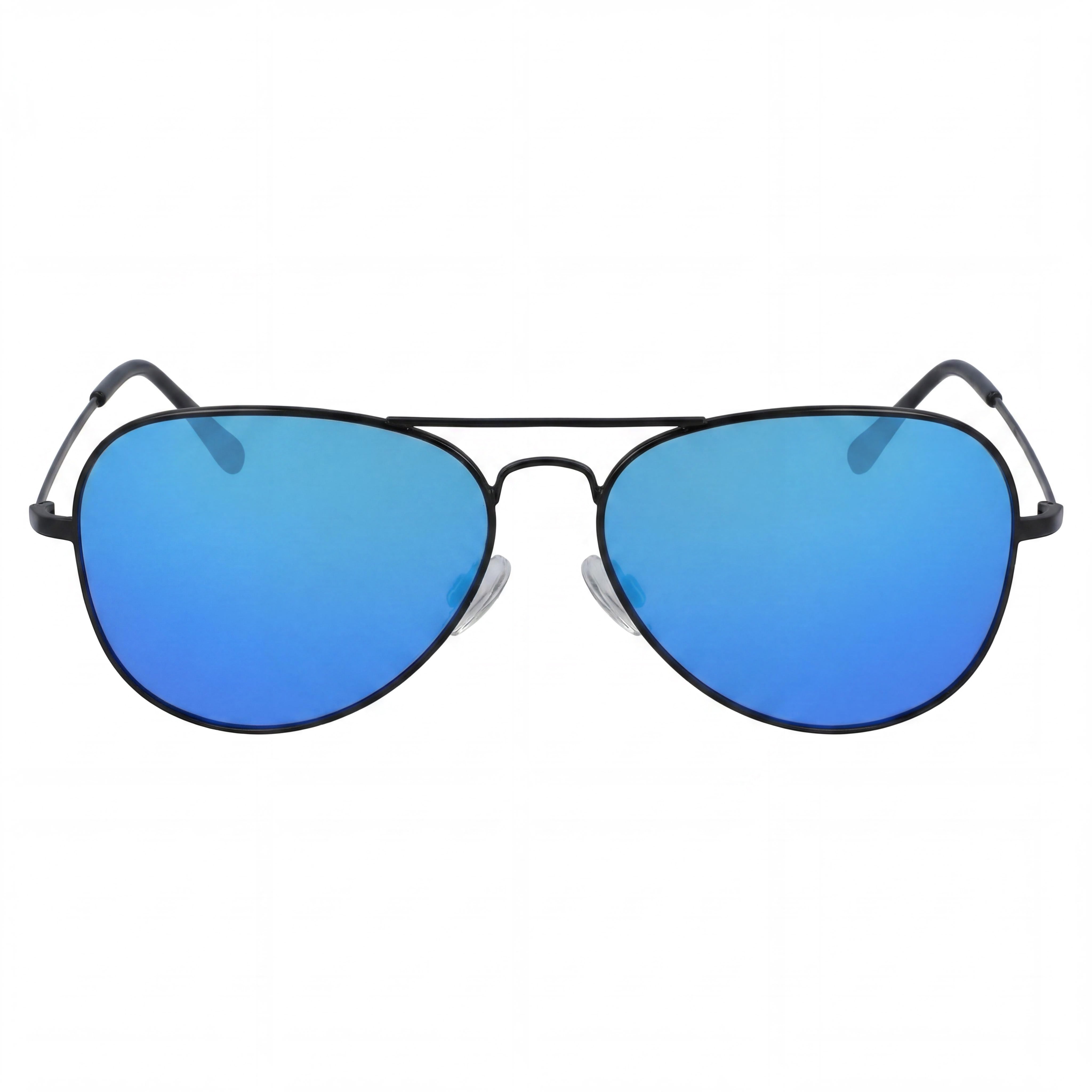 Columbia C113SP NORWESTER Unisex Metal Sunglasses, Satin Black Frame, Blue Polarized UV Protected Lenses, 59mm, Photo 2