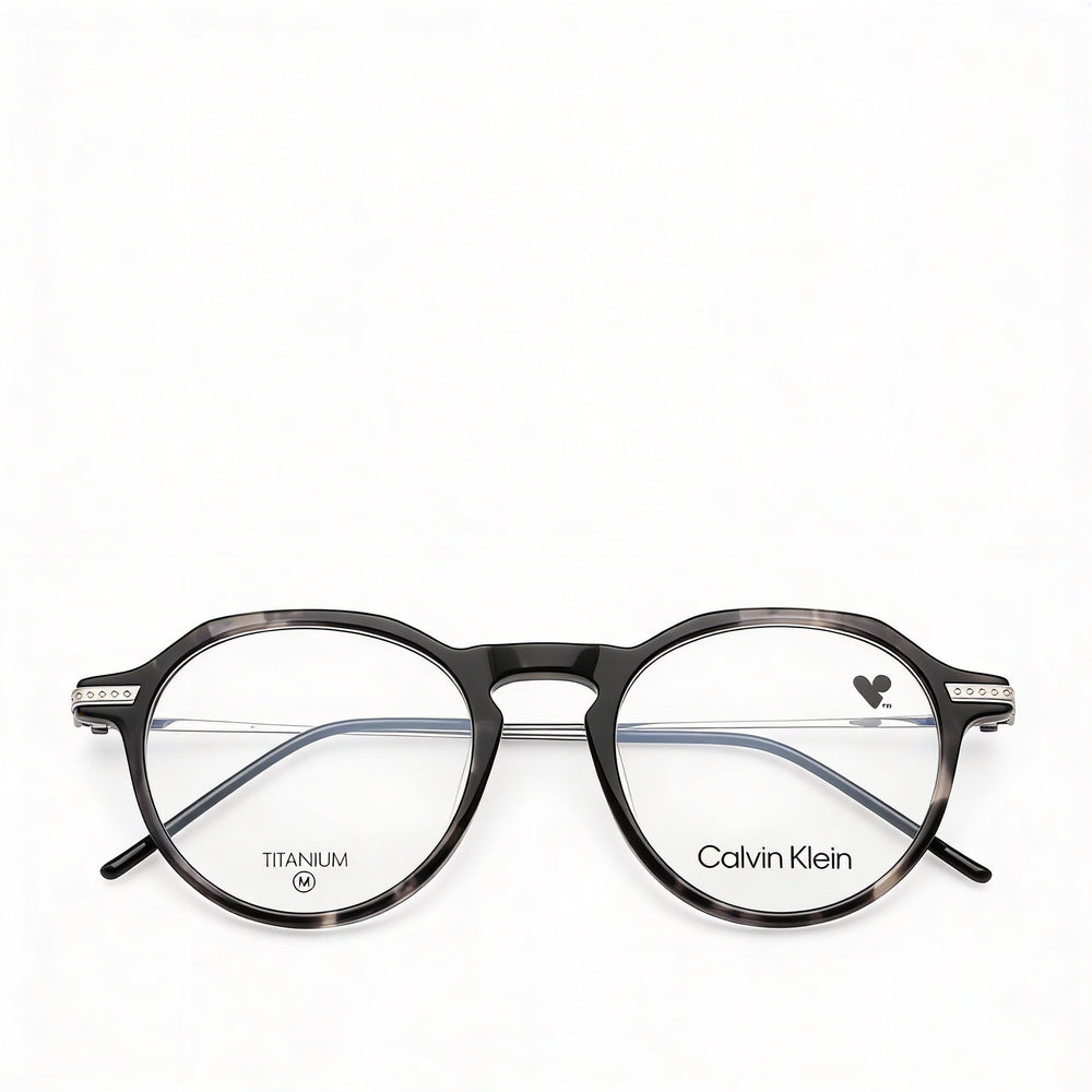 Calvin Klein Modern CK23532T Unisex Sunglasses with Acetate Frame in Grey Havana, Non-Polarised Grey Havana Lenses, 48mm