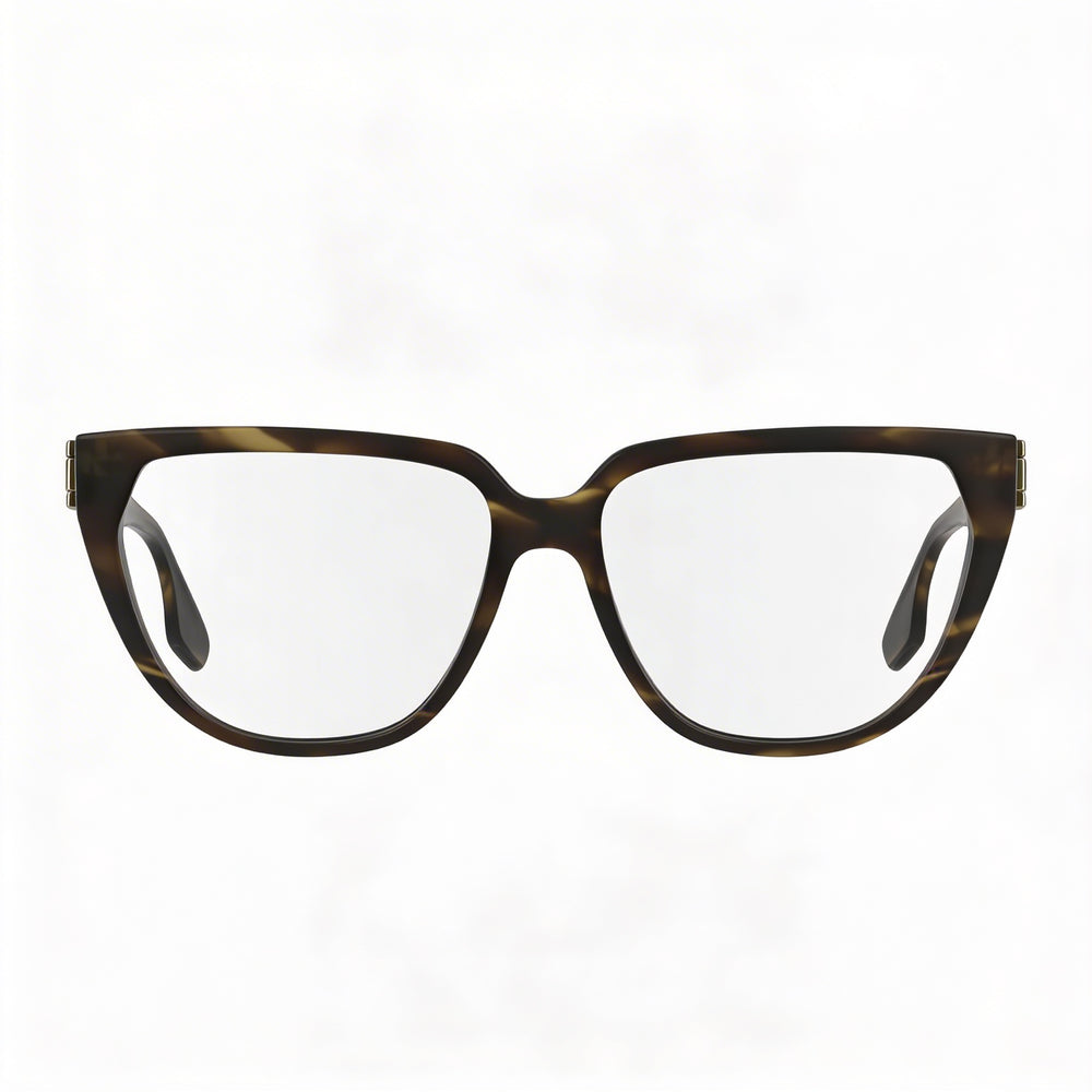 Victoria Beckham VB2661 Modern Style Women's Acetate Frame Sunglasses Striped Khaki Havana 54mm