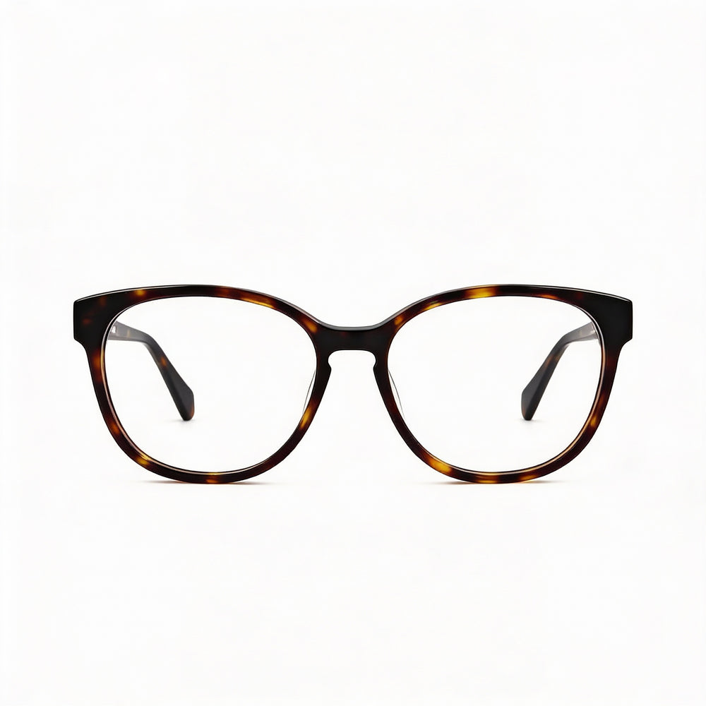 Montura de gafas ópticas Polaroid Pld D371 para hombre, fabricadas en acetato Havana, talla 53-140-16