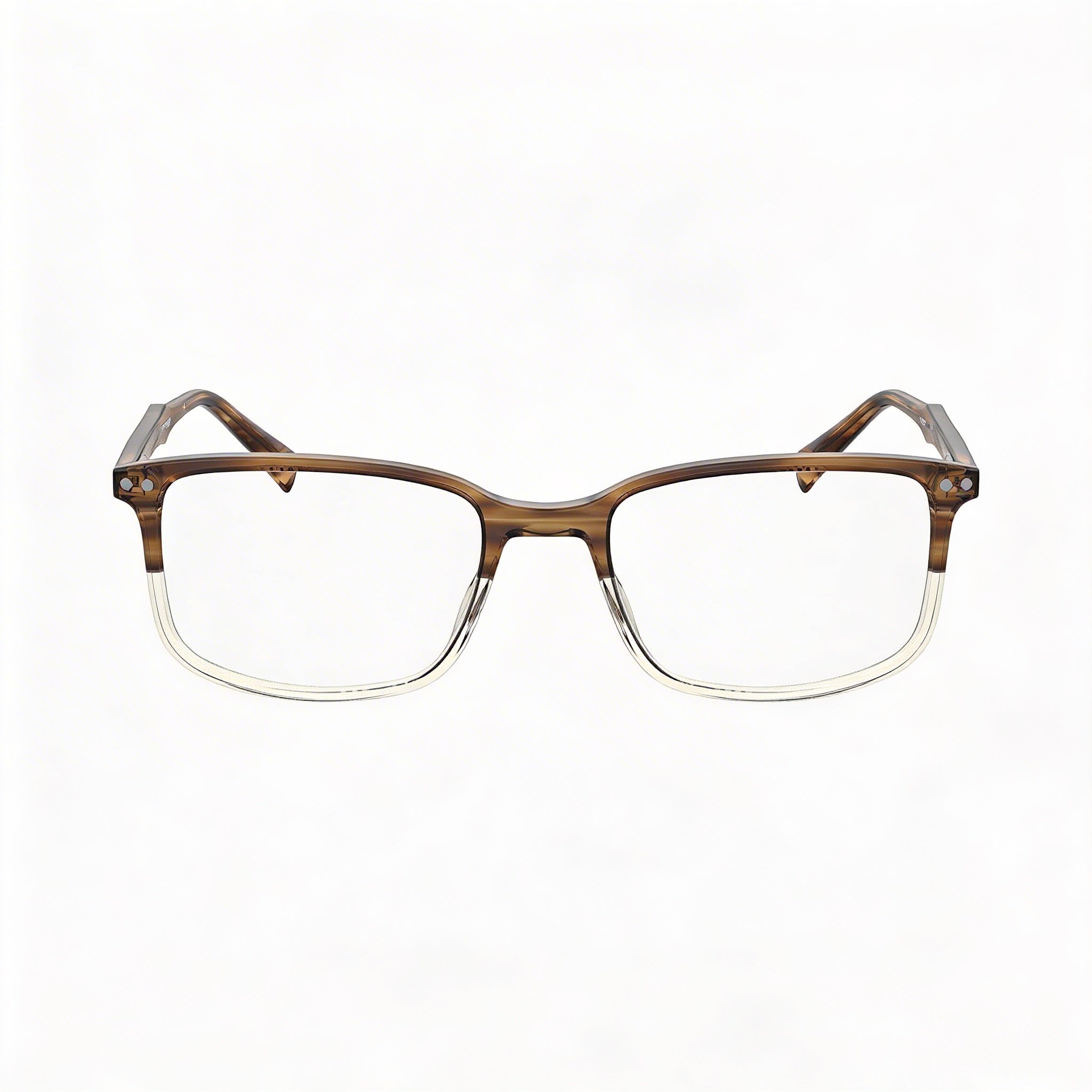 Levi's NOT Men's Brown Horn Plastic Frame Non Plastic Lenses 54-19-145mm, Photo 2