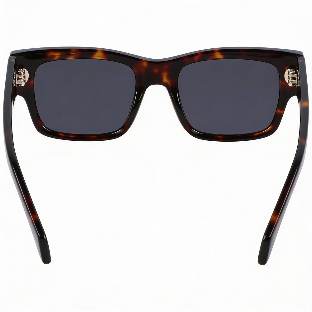 Gafas de sol Salvatore Ferragamo SF2011S para hombre, montura de plástico color carey oscuro, protección UV, ancho de lente de 53 mm
