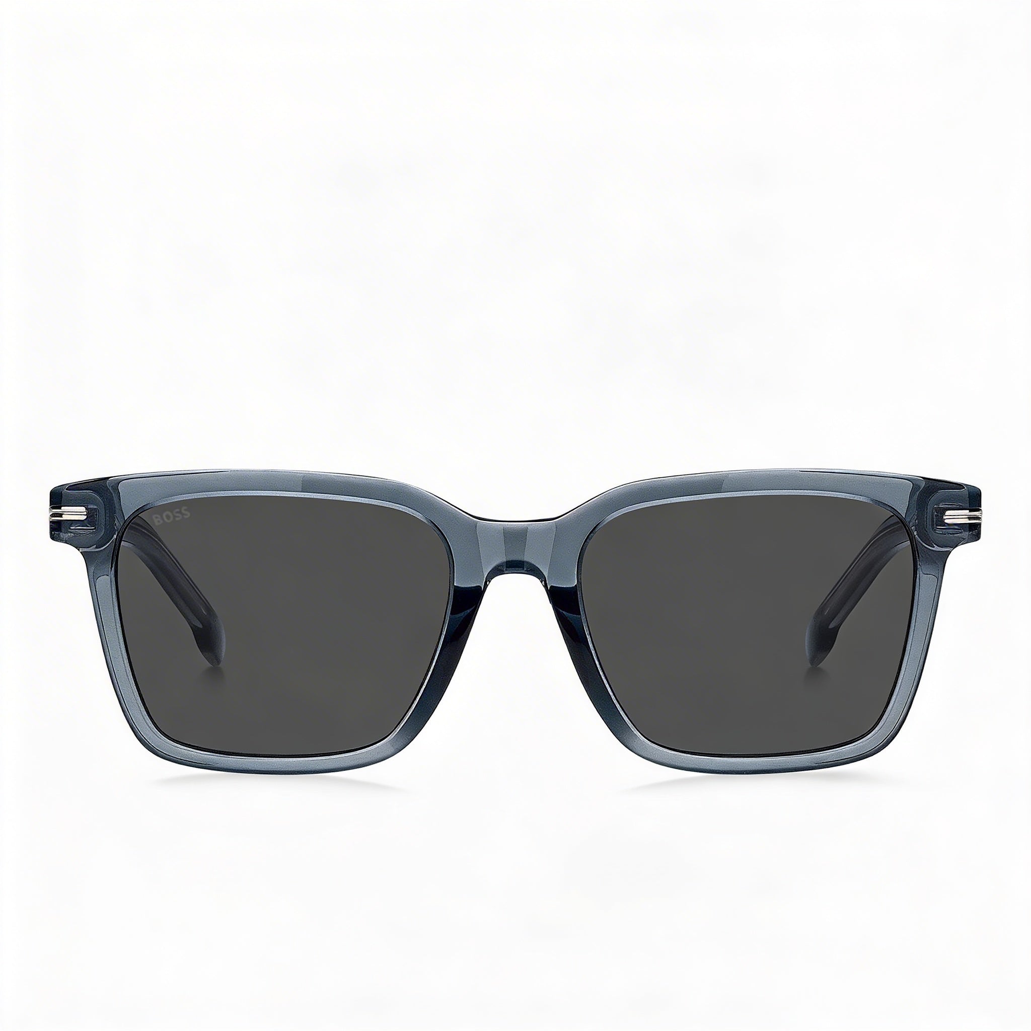 Gafas de sol Hugo Boss Modern para hombre con montura de acetato azul y lentes de policarbonato con protección UV de 54 mm, Photo 2