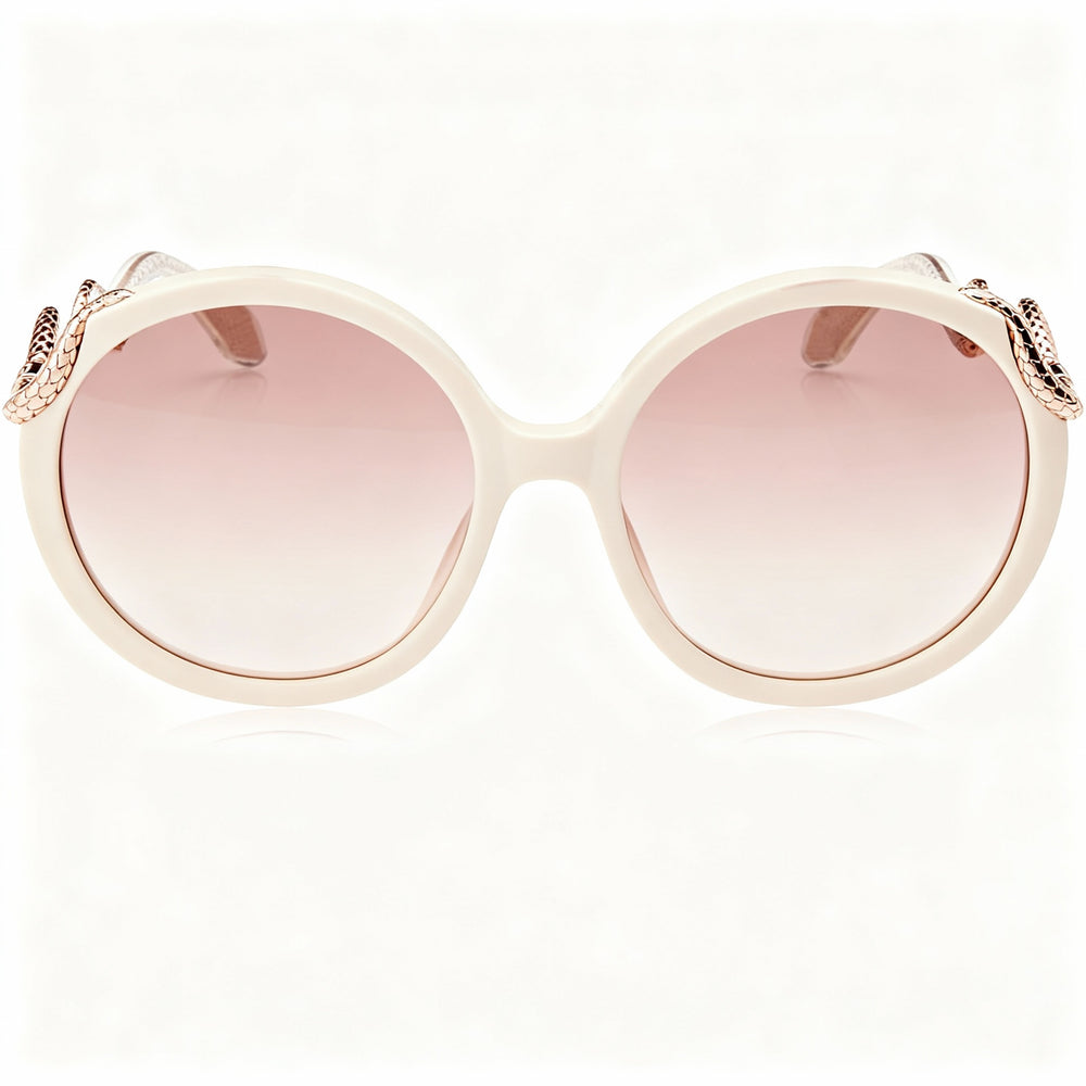 Just Cavalli Src004m Men's Metal Rose Gold Frame Non-Polarized Brown Lens Sunglasses 59mm