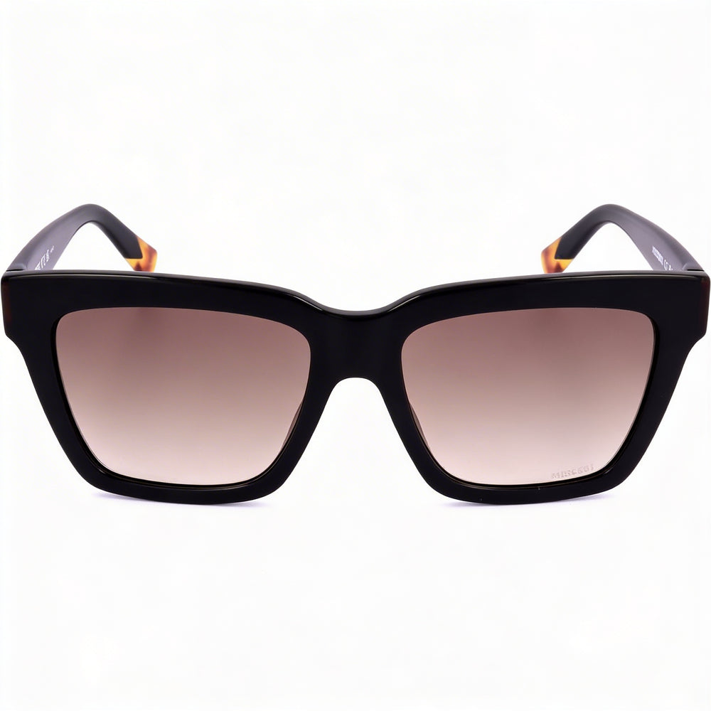 Gafas de sol Missoni Modern para mujer, de acetato negro, con protección UV, 55 mm