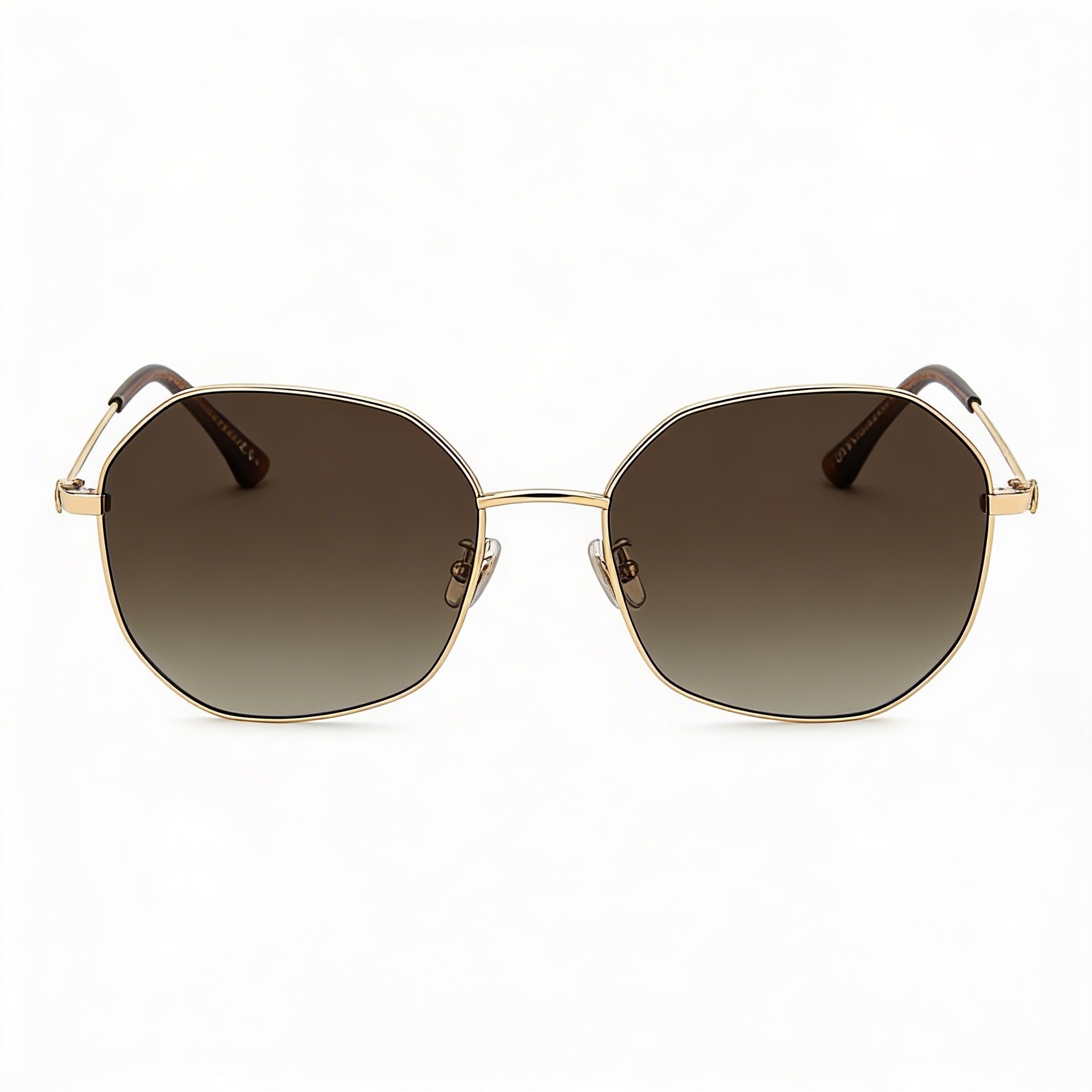 Gafas de sol Jimmy Choo casual para mujer con montura y lentes de acero inoxidable en oro rosa con protección UV de 58 mm, Photo 2