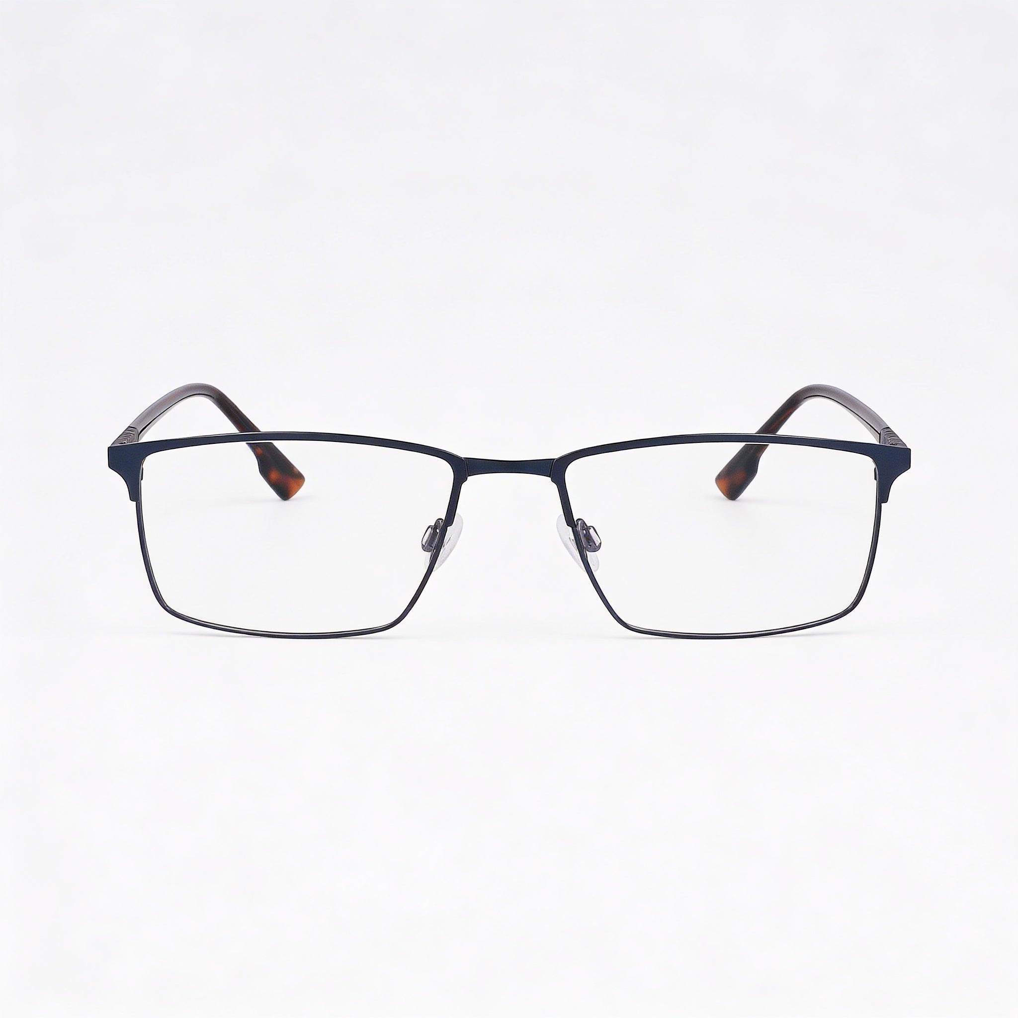 Flexon E1129 Unisex Acetate Frame in Matte Navy Color with Polycarbonate Lenses and 59mm Lens Width, Photo 2
