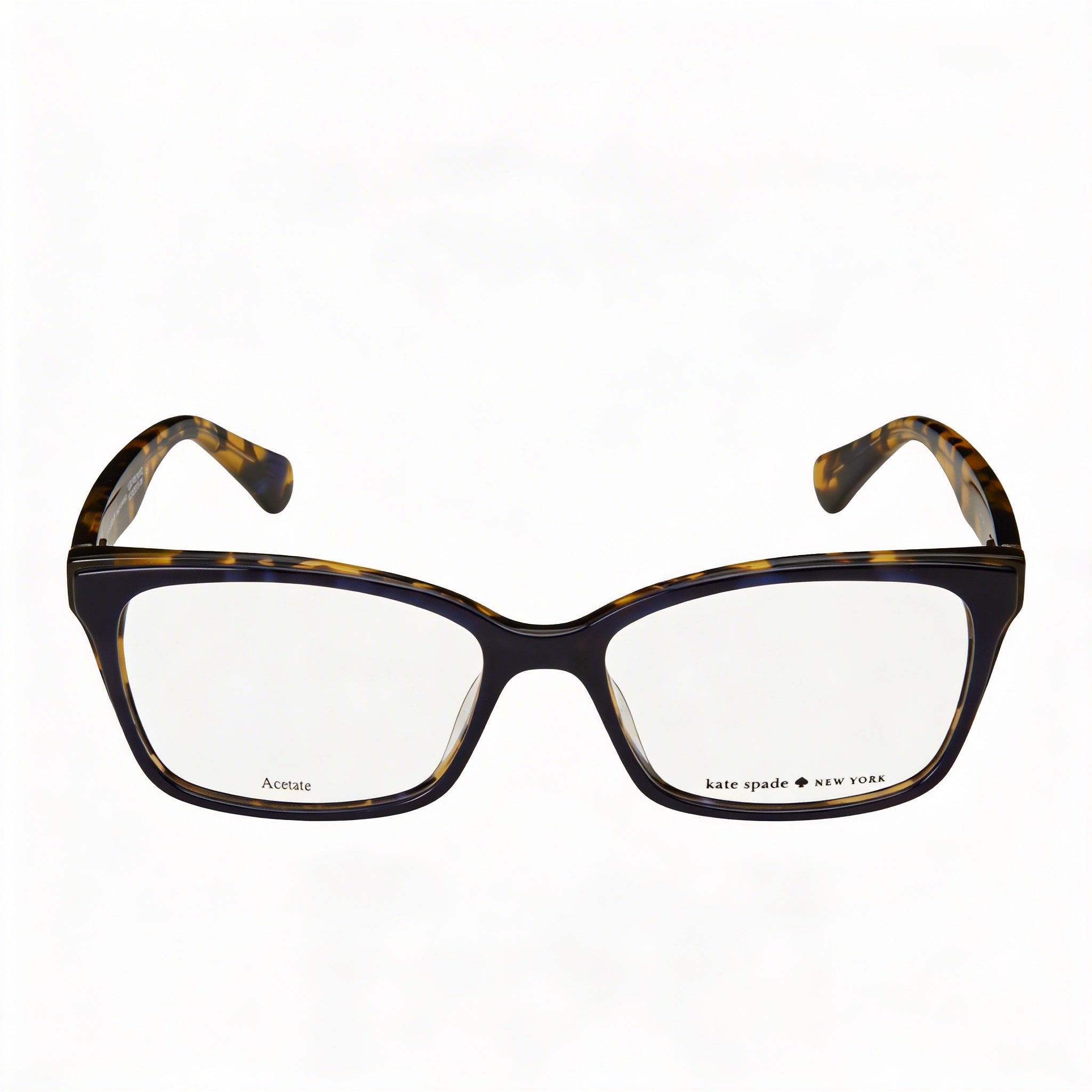 Kate Spade New York Jeri - Montura de gafas de acetato con lentes transparentes, estilo ojo de gato, color carey, para mujer, 52 mm, Photo 2