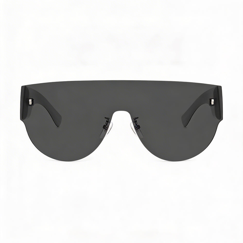 Carrera Modern Unisex Negro Blanco, Gafas de Sol con Montura de Nailon y Lentes de Policarbonato con Protección UV, 99mm