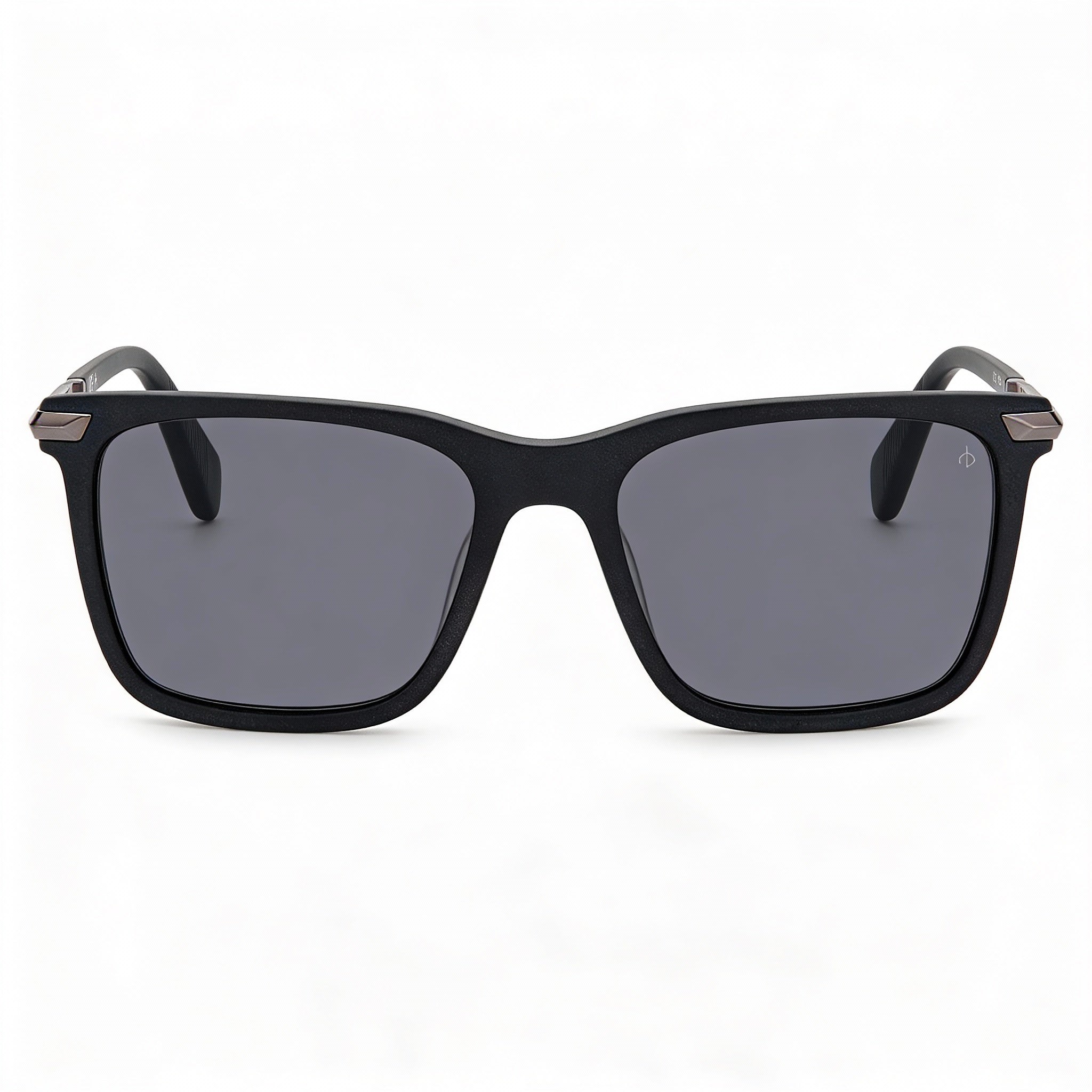rag & bone Modern Men’s Acetate Frame Sunglasses with Matte Black Polycarbonate Lenses, 56mm Lens Width, Photo 2