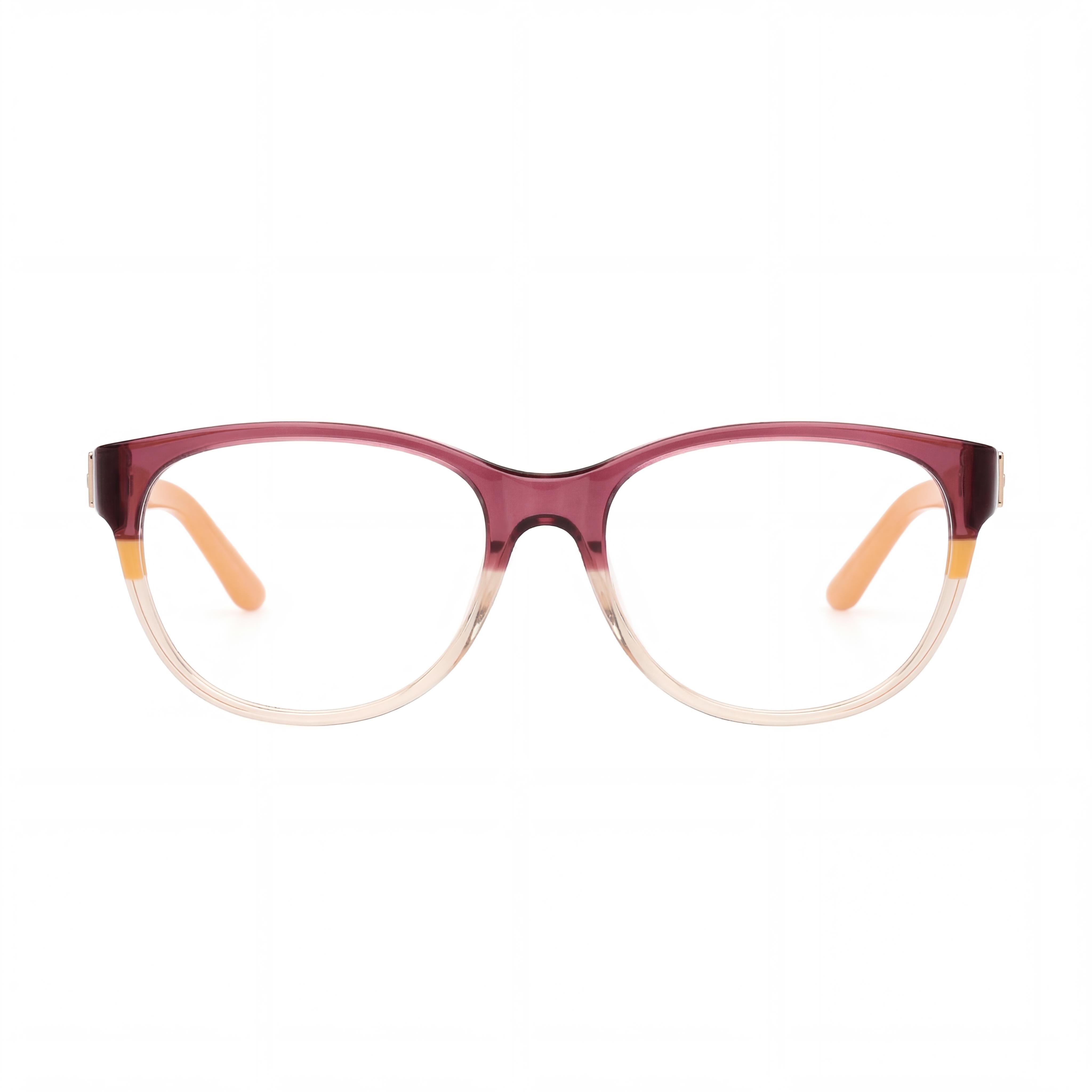 GUESS Gu2980 Women's Optical Eyeglasses with Orange Striped Plastic Frame and Polycarbonate Lenses, 53mm, Photo 2