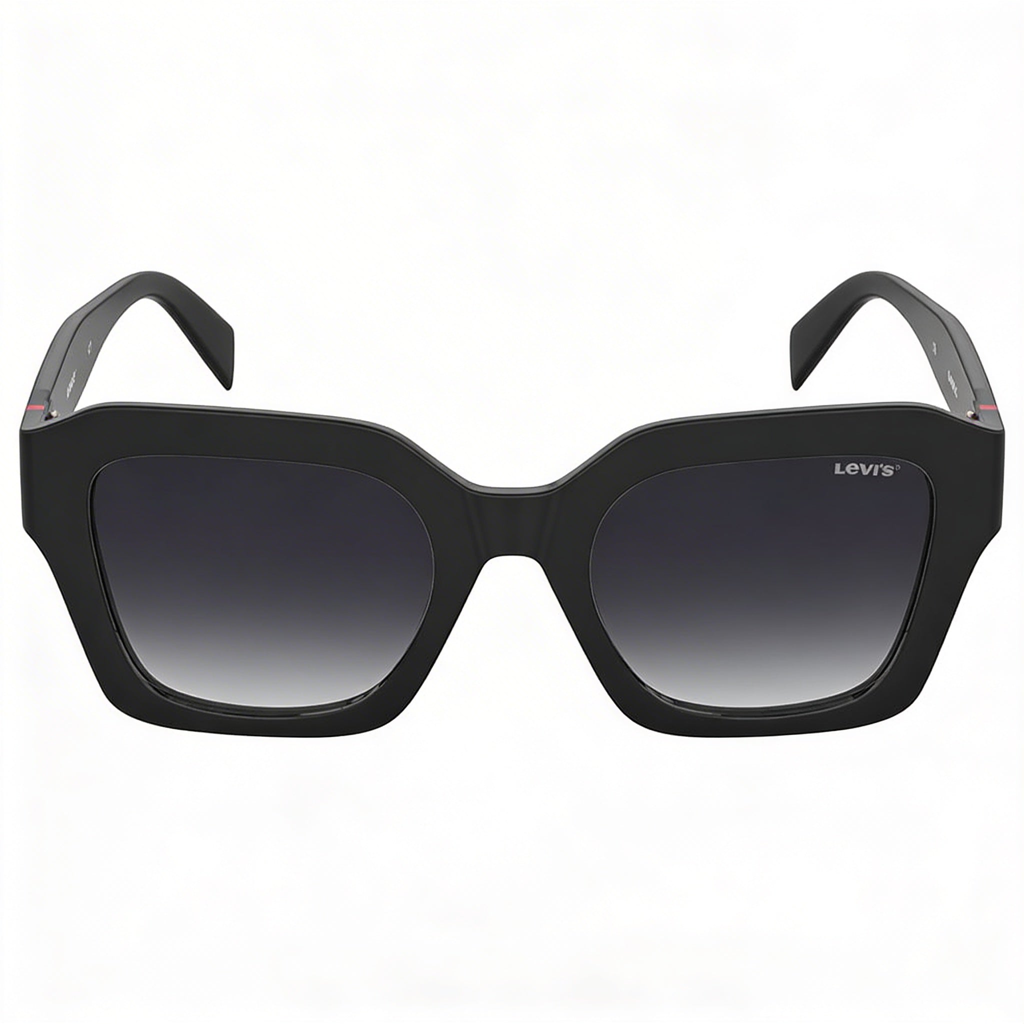 Gafas de sol Levi's Classic LV 1027/S de mujer de poliamida ecológica negras con cristal gris oscuro degradado 53mm, Photo 2