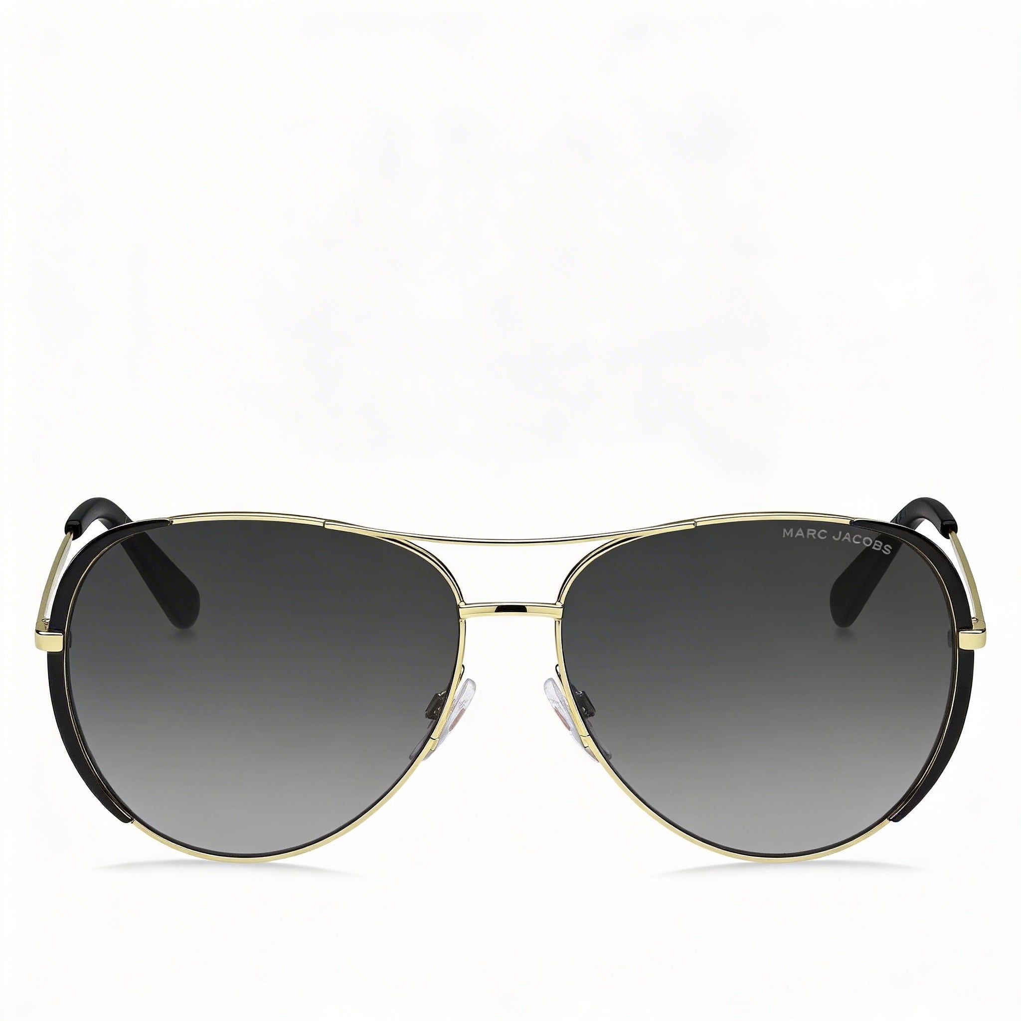 Marc Jacobs Modern Collection Women's Gold Black Metal Frame UV Protection Sunglasses with 59mm Lens Width, Photo 2