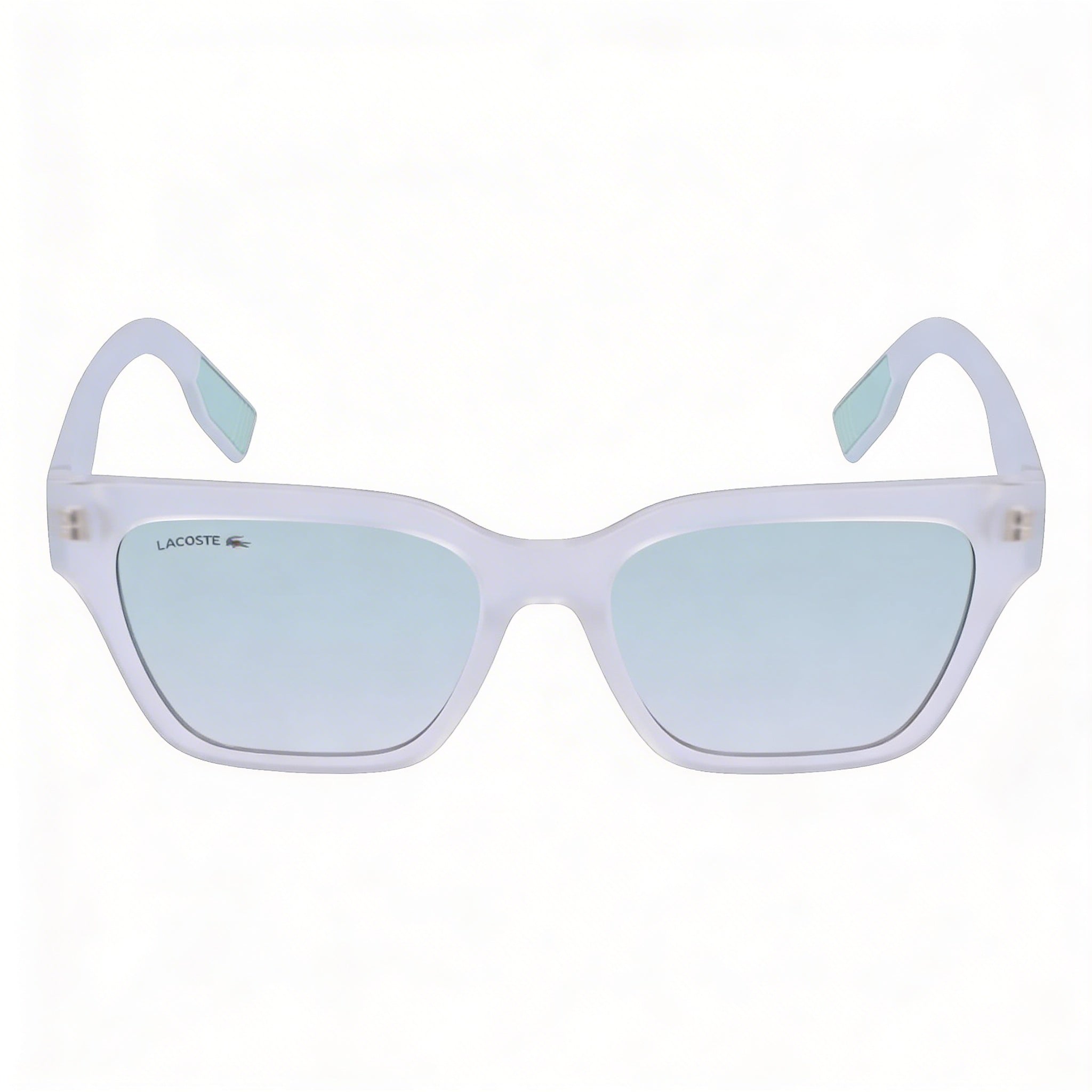 Gafas de sol Lacoste L6002s para mujer, en gris metalizado inyectado, con lentes verdes degradados y protección UV de 53 mm, Photo 2