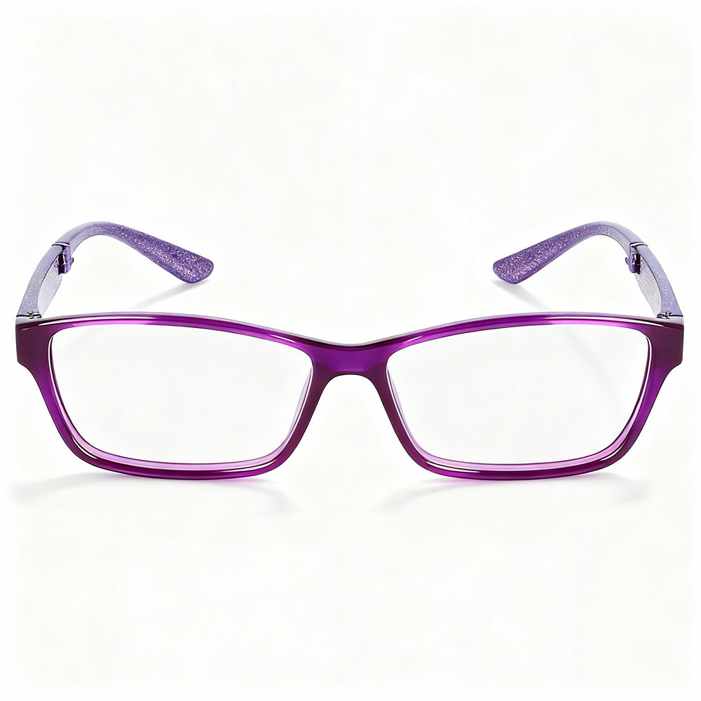 Gafas de vista Lacoste L3803B para niños con montura completa de Grilamid, color morado mate, lentes de 51 mm, puente de 14 mm, patillas de 135 mm